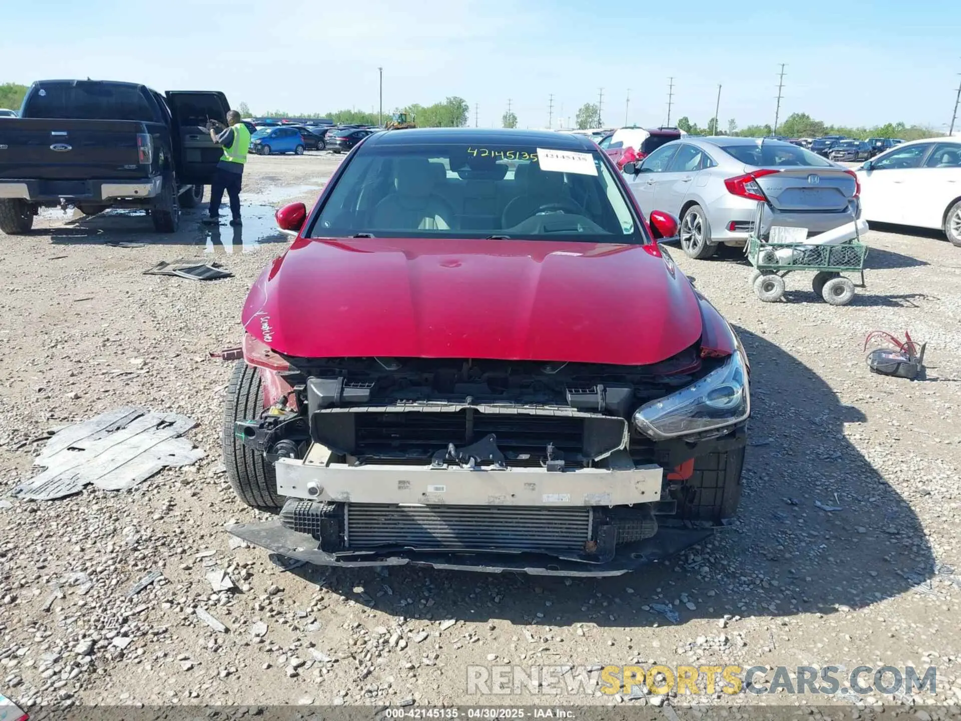 13 Photograph of a damaged car KMTG34LE0KU039981 GENESIS G70 2019