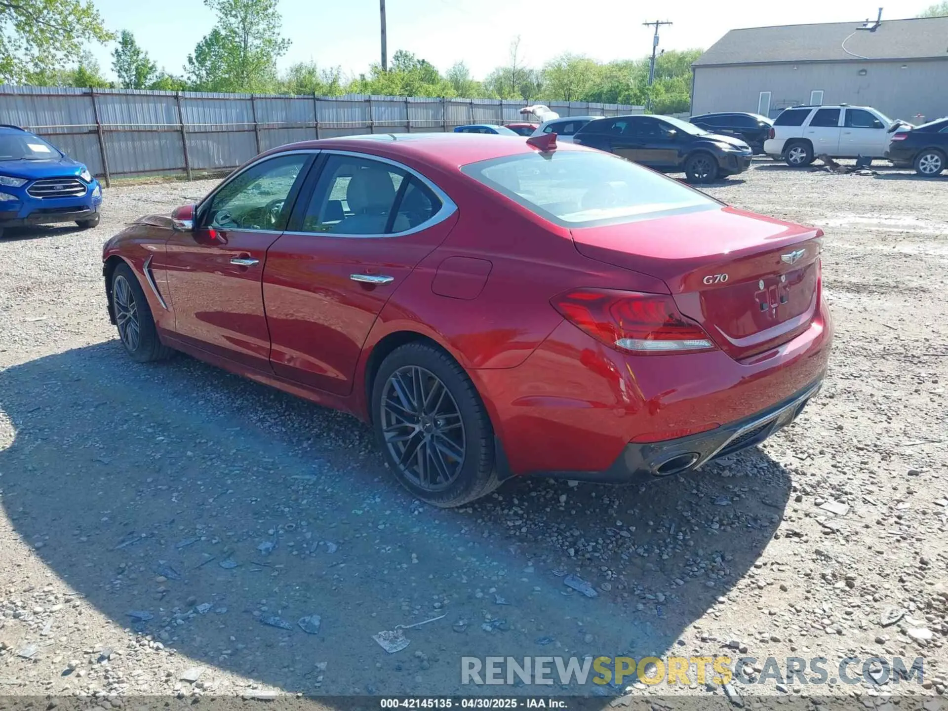 3 Photograph of a damaged car KMTG34LE0KU039981 GENESIS G70 2019