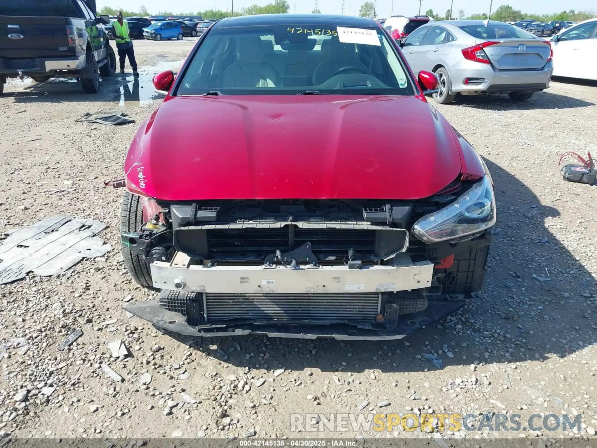 6 Photograph of a damaged car KMTG34LE0KU039981 GENESIS G70 2019