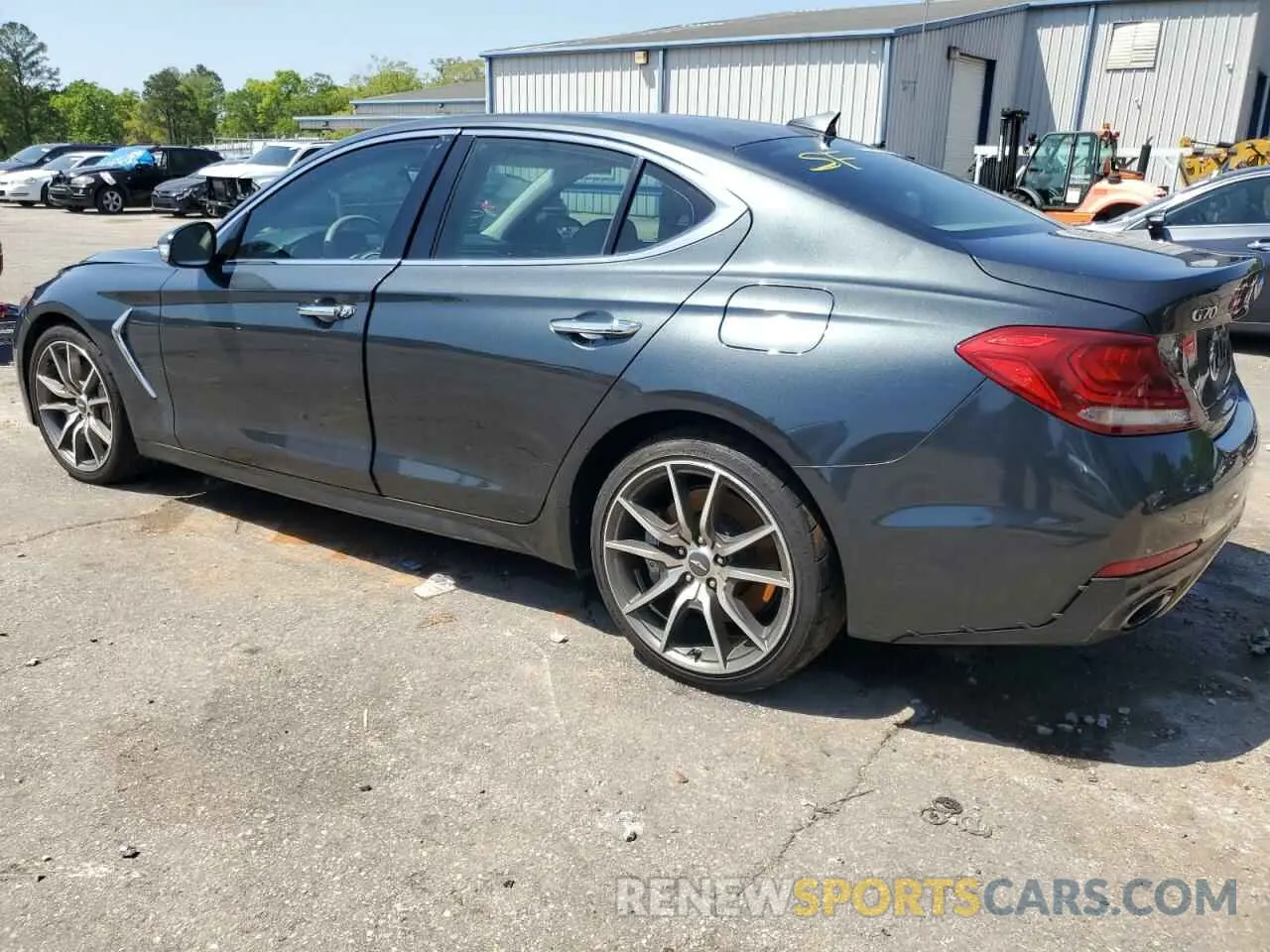 2 Photograph of a damaged car KMTG34LE1KU012157 GENESIS G70 2019