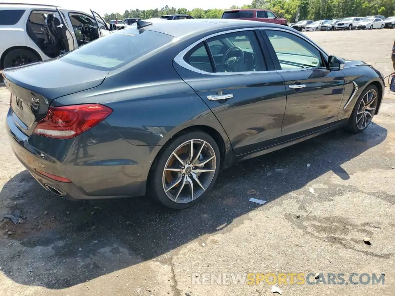 3 Photograph of a damaged car KMTG34LE1KU012157 GENESIS G70 2019