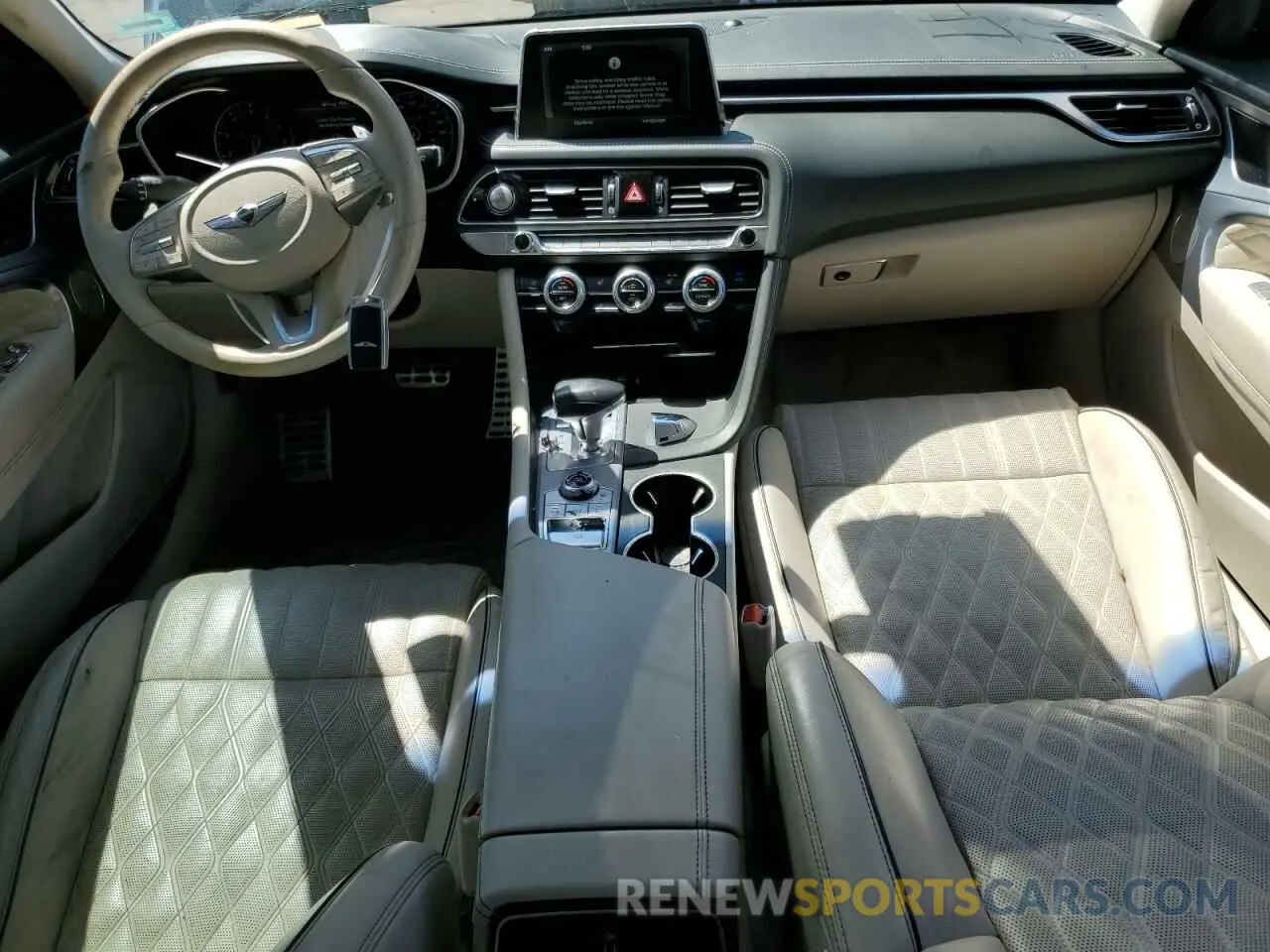 8 Photograph of a damaged car KMTG34LE1KU012157 GENESIS G70 2019