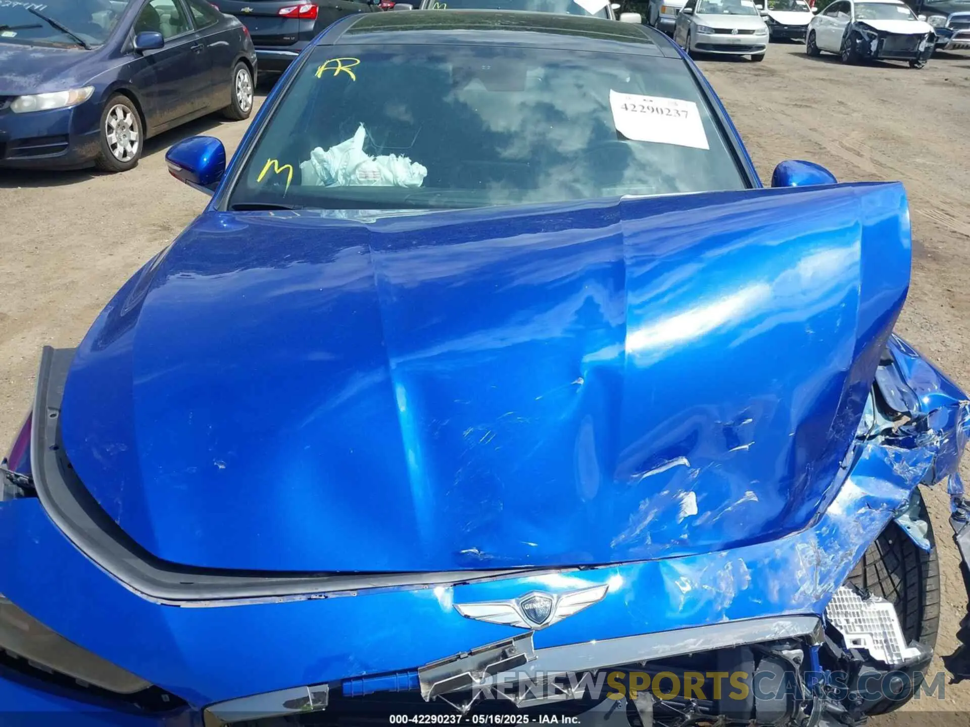 10 Photograph of a damaged car KMTG34LE1KU040136 GENESIS G70 2019