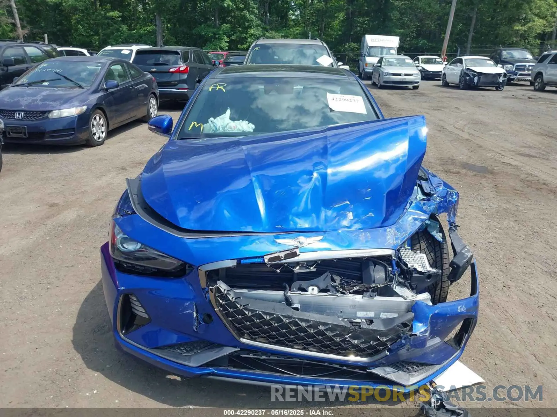 12 Photograph of a damaged car KMTG34LE1KU040136 GENESIS G70 2019