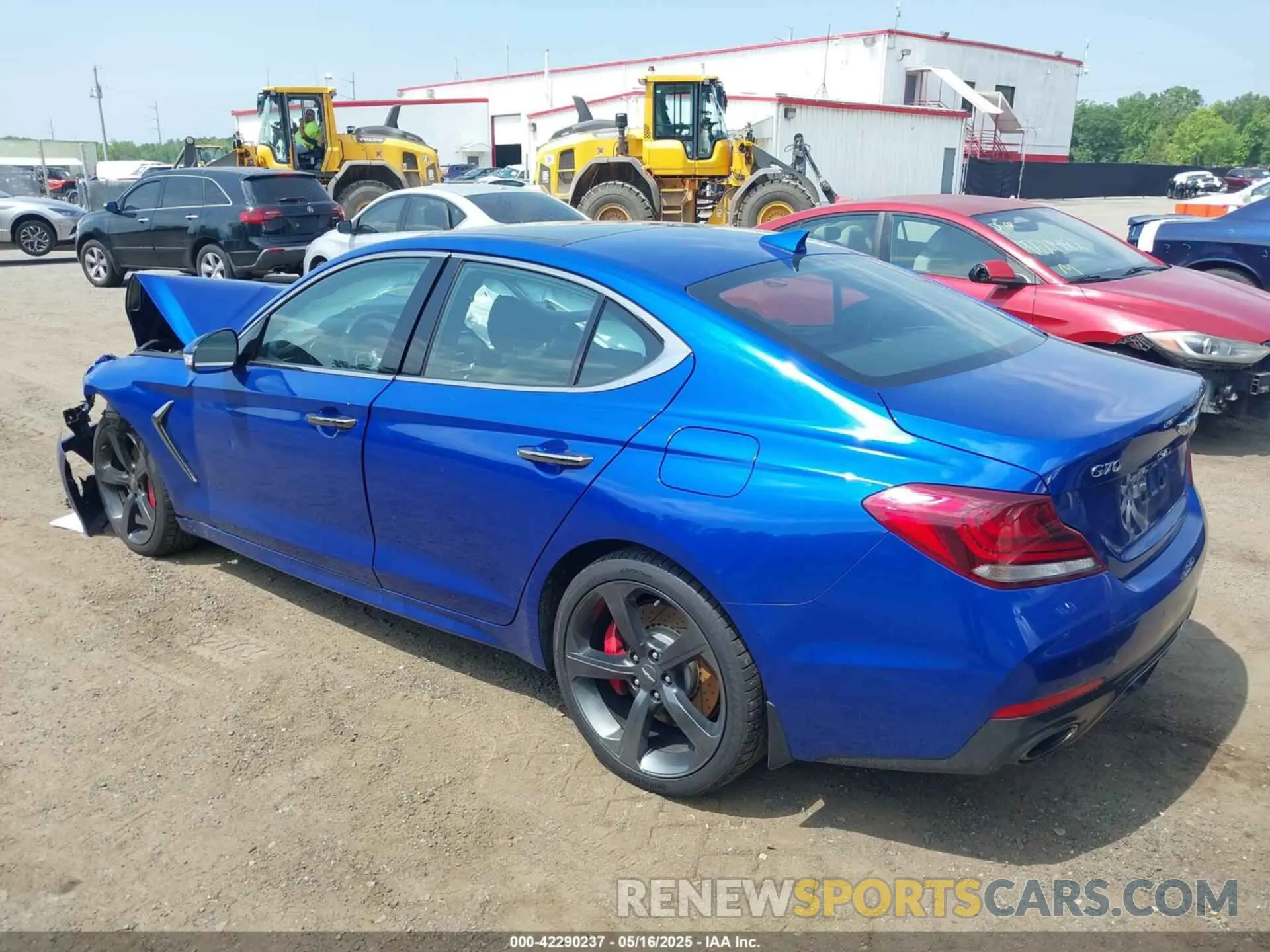 3 Photograph of a damaged car KMTG34LE1KU040136 GENESIS G70 2019