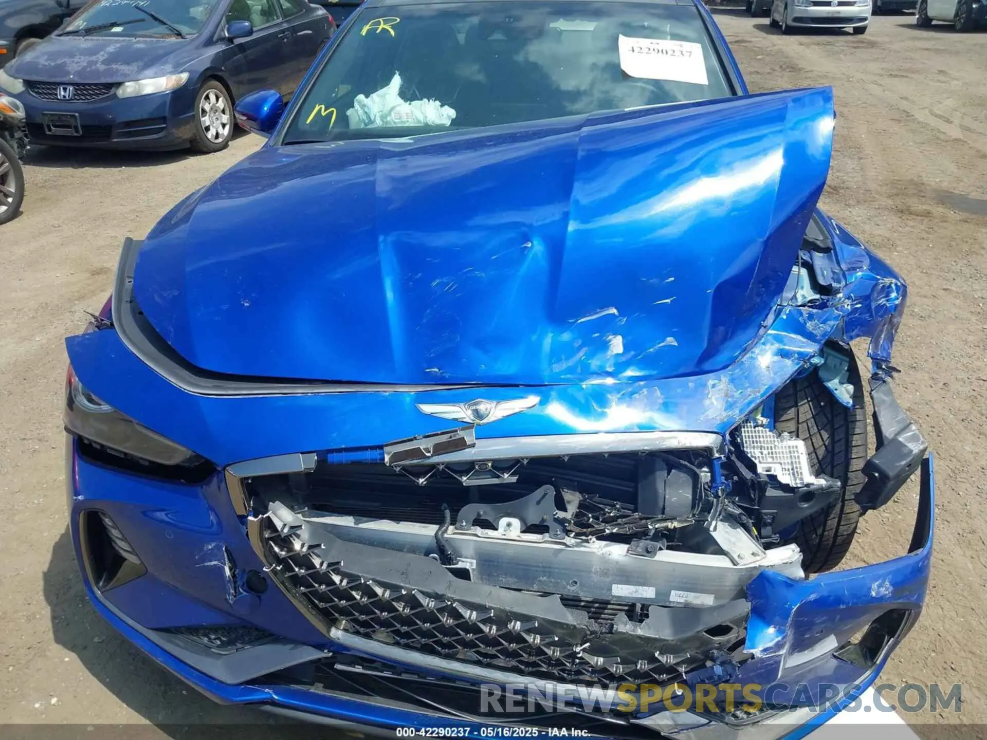6 Photograph of a damaged car KMTG34LE1KU040136 GENESIS G70 2019