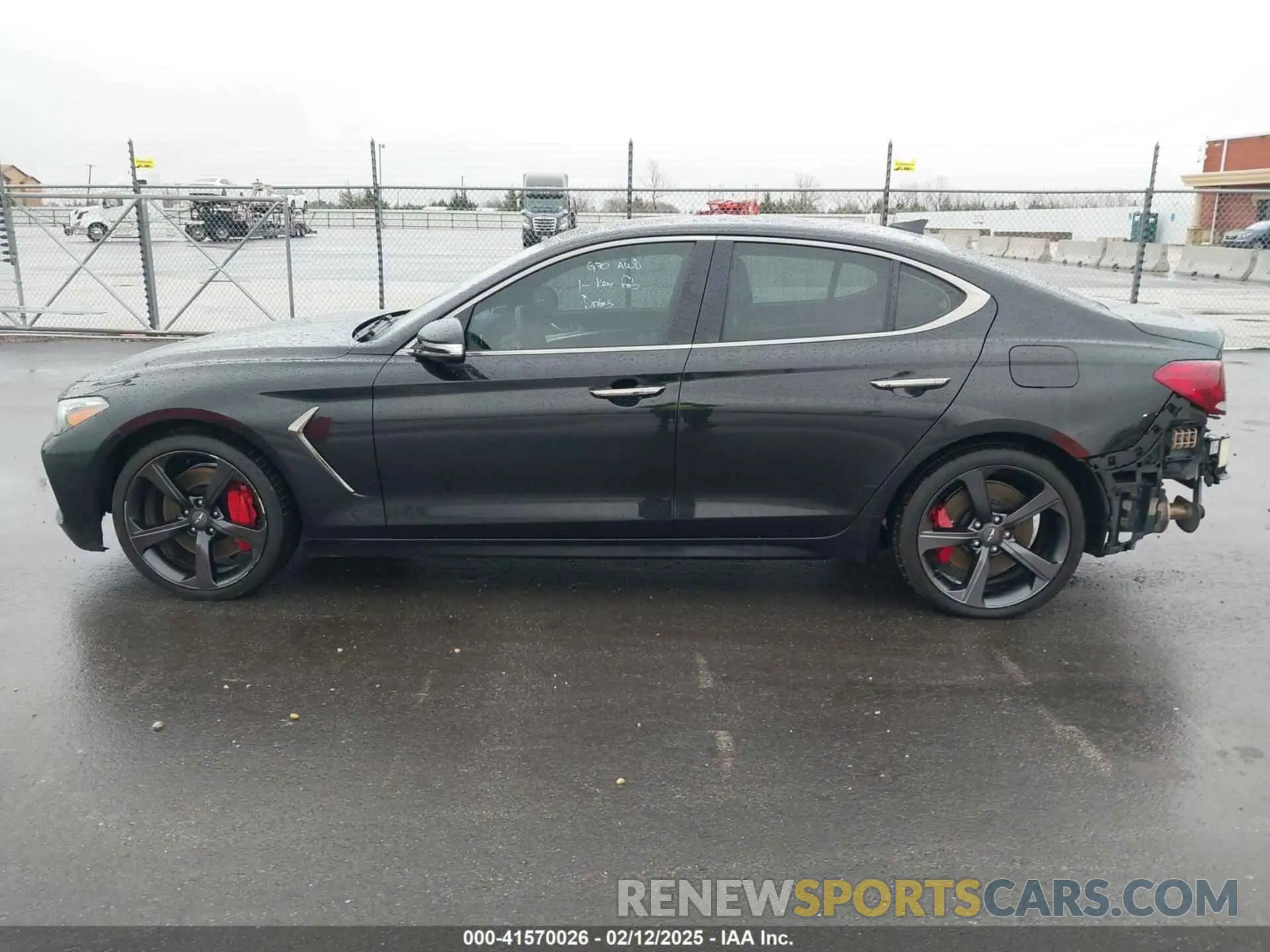 14 Photograph of a damaged car KMTG34LE2KU020333 GENESIS G70 2019
