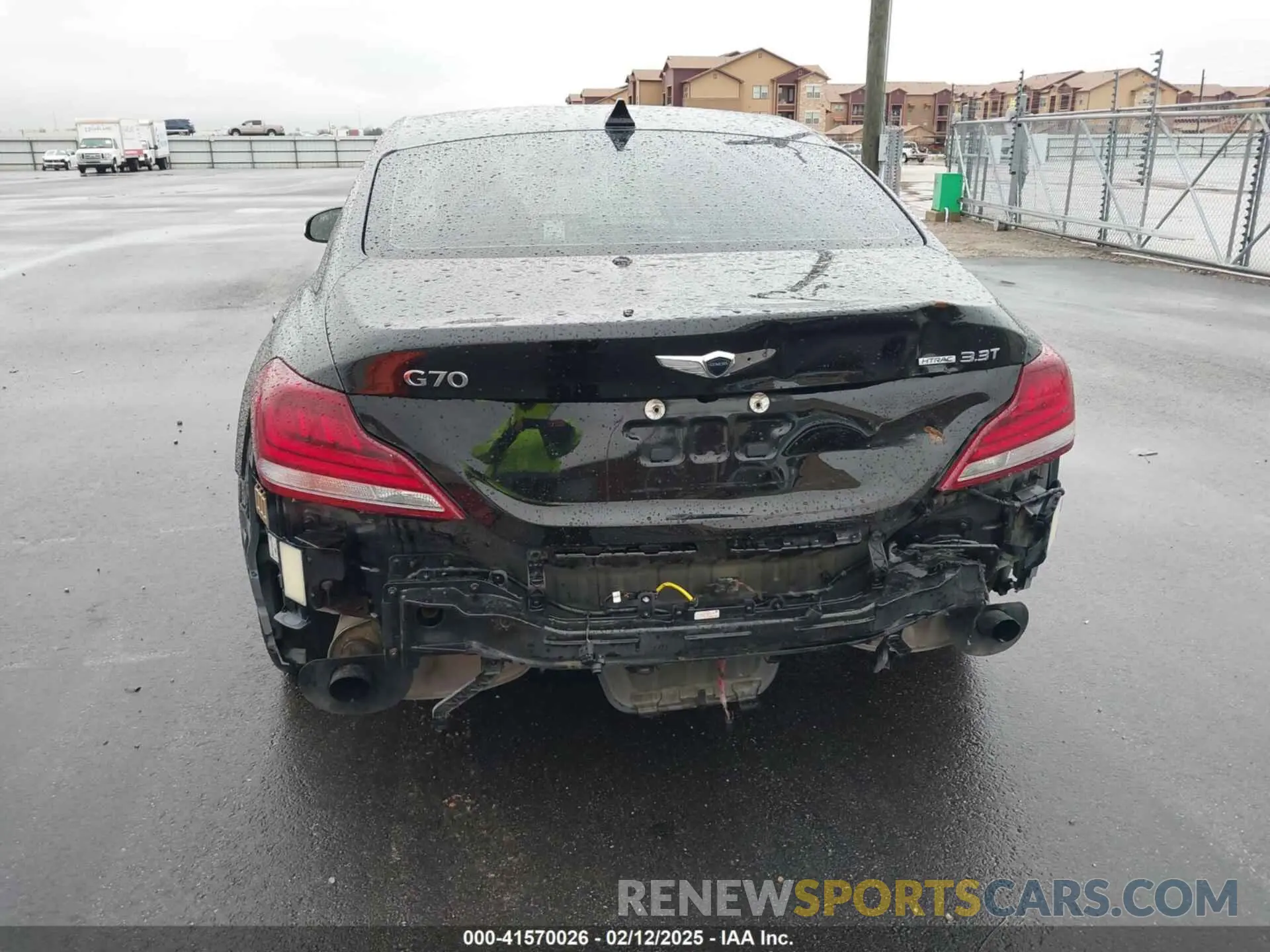 6 Photograph of a damaged car KMTG34LE2KU020333 GENESIS G70 2019