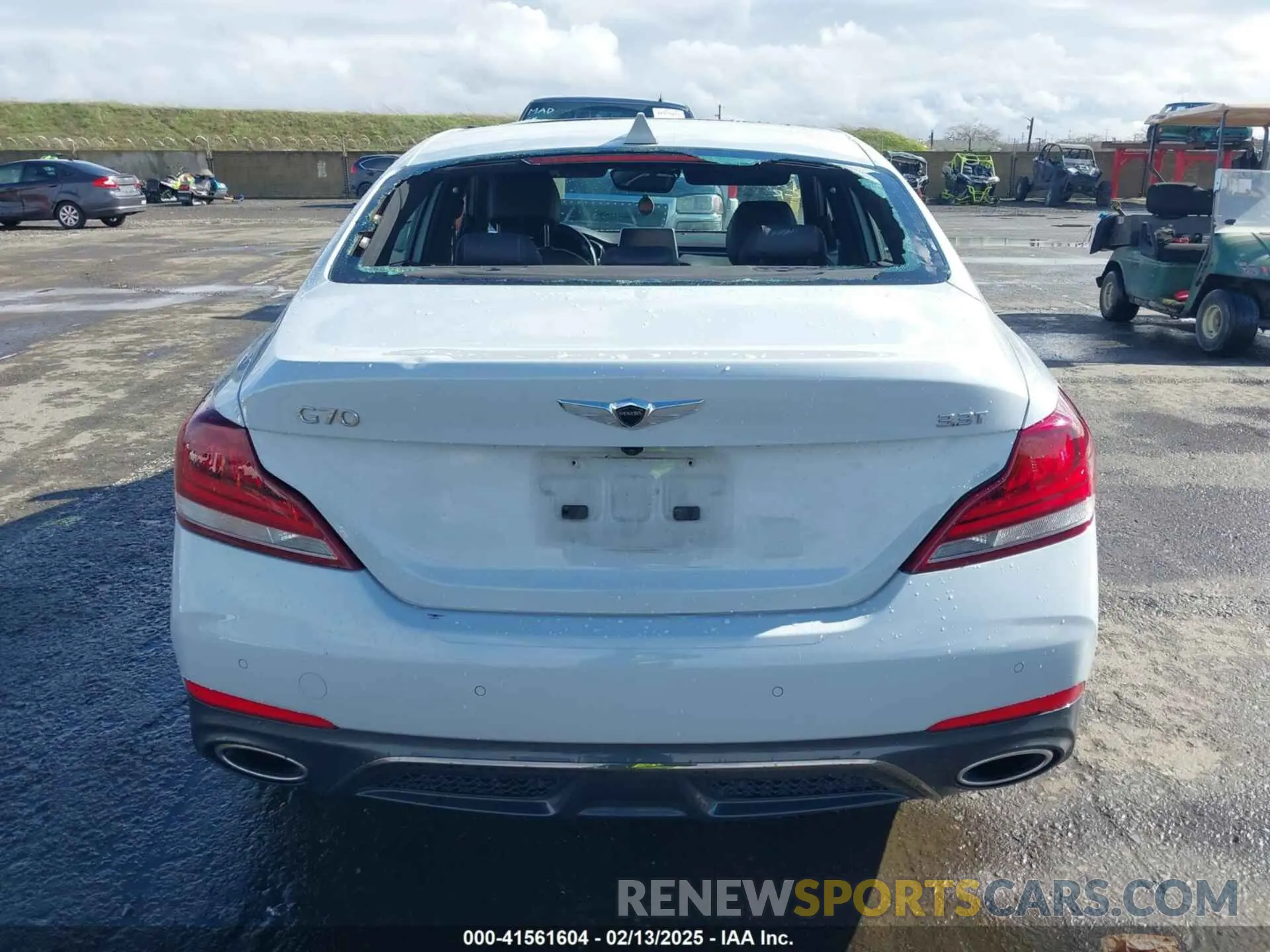 16 Photograph of a damaged car KMTG34LE2KU032479 GENESIS G70 2019