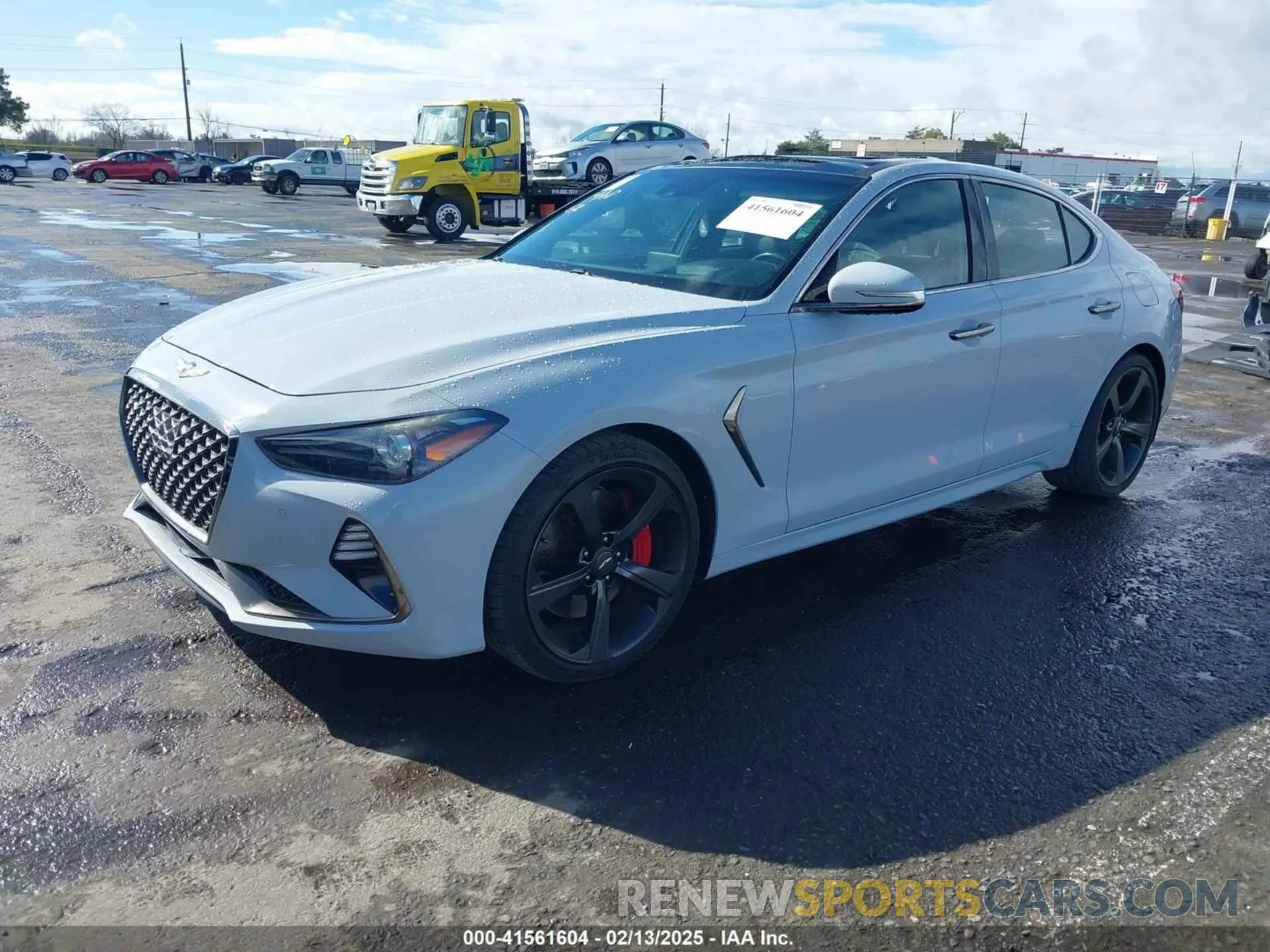 2 Photograph of a damaged car KMTG34LE2KU032479 GENESIS G70 2019