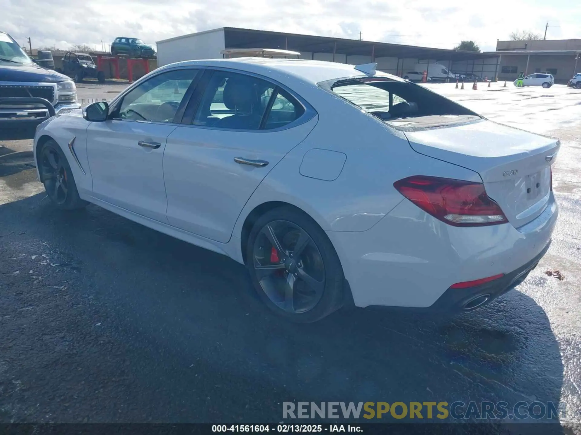 3 Photograph of a damaged car KMTG34LE2KU032479 GENESIS G70 2019