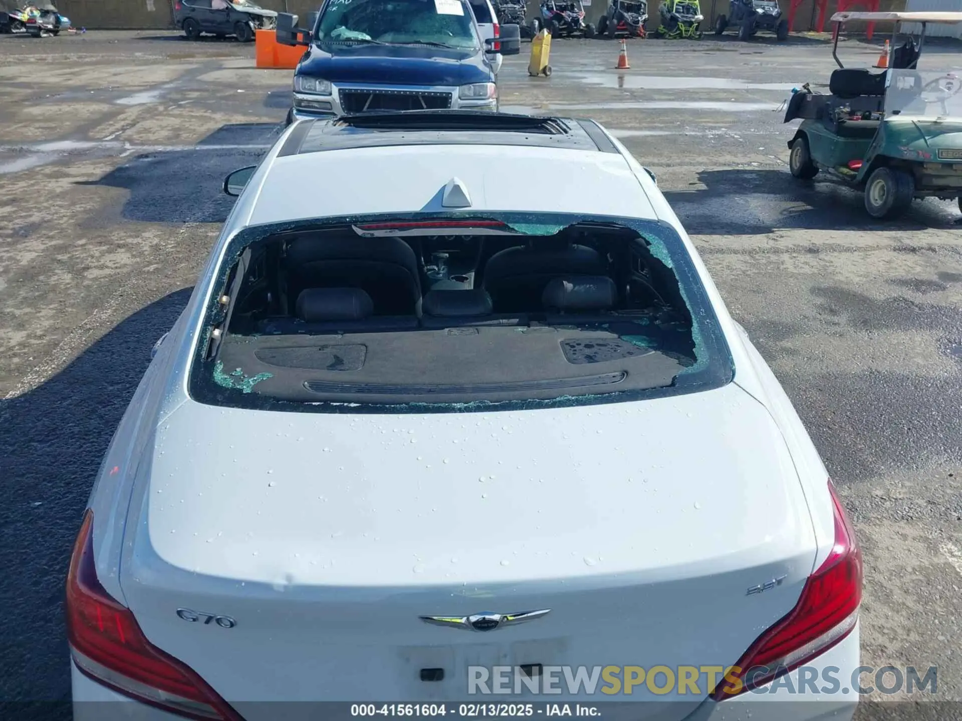 6 Photograph of a damaged car KMTG34LE2KU032479 GENESIS G70 2019