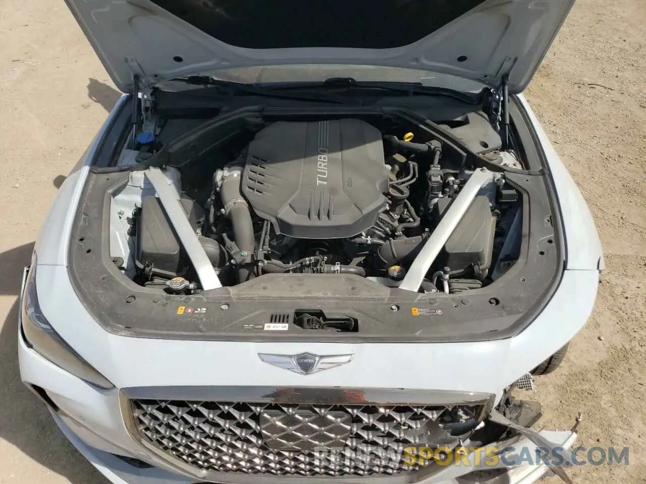 11 Photograph of a damaged car KMTG34LE7KU017864 GENESIS G70 2019