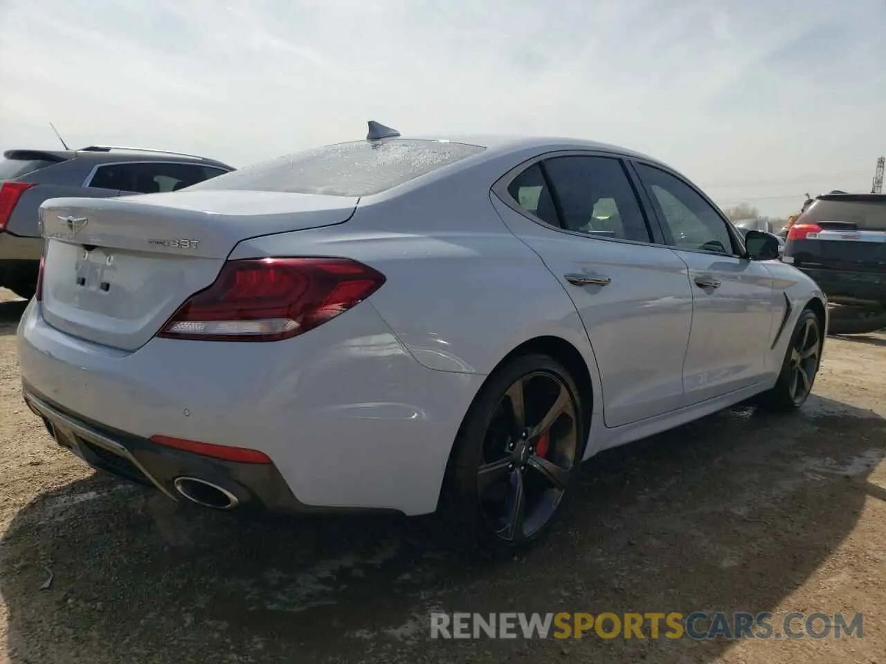 3 Photograph of a damaged car KMTG34LE7KU017864 GENESIS G70 2019