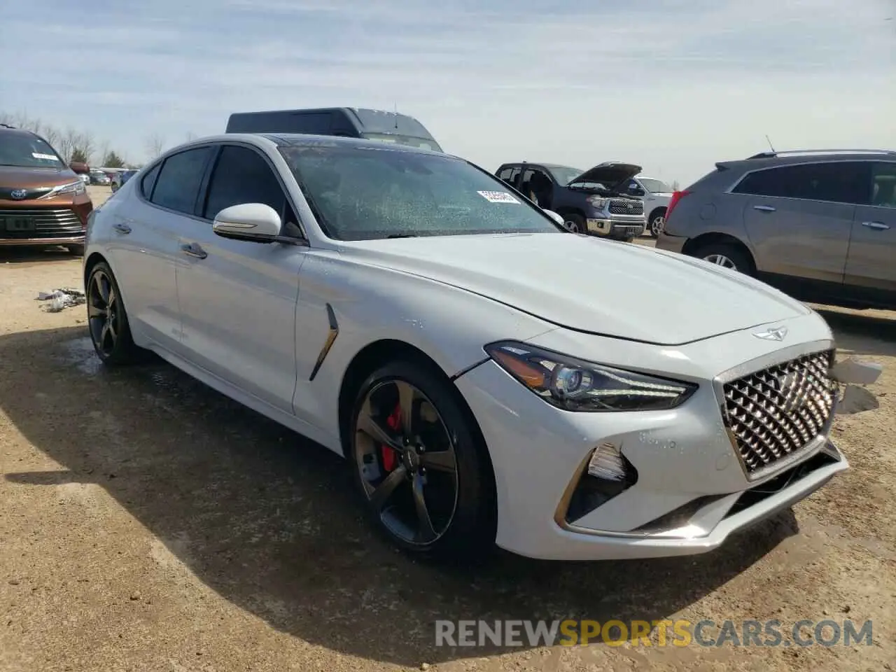 4 Photograph of a damaged car KMTG34LE7KU017864 GENESIS G70 2019