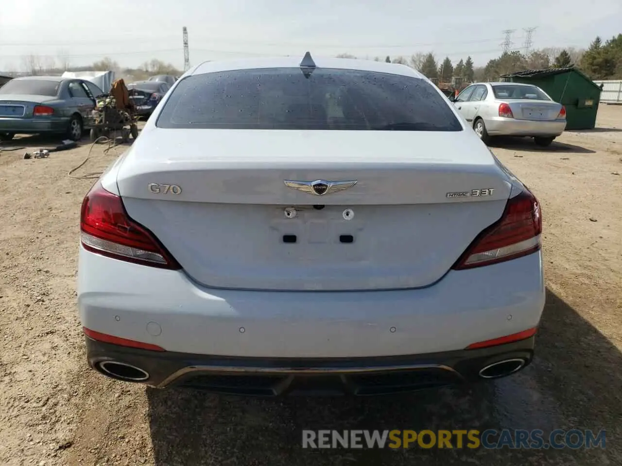 6 Photograph of a damaged car KMTG34LE7KU017864 GENESIS G70 2019