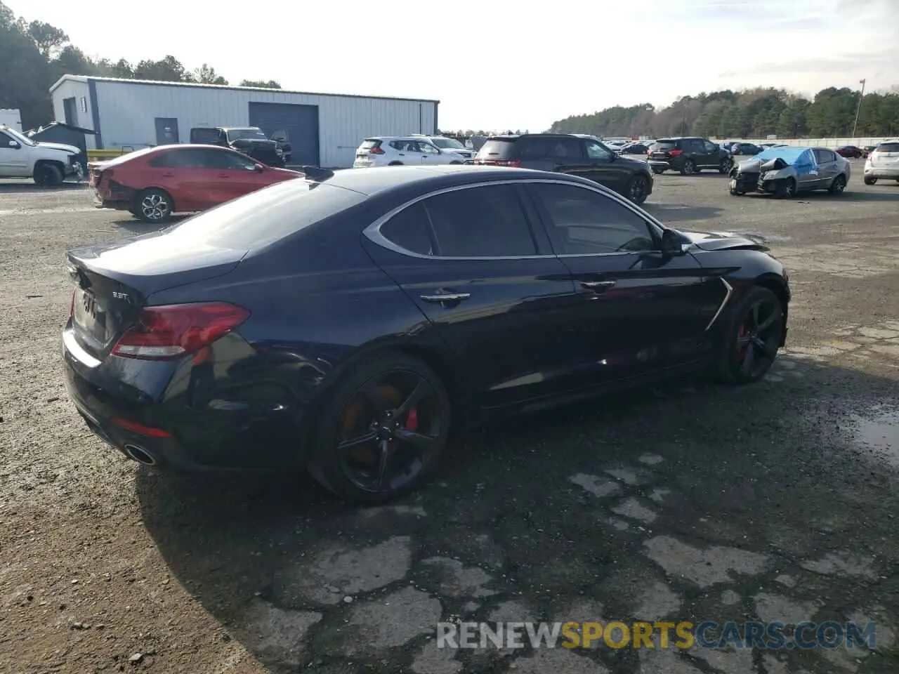 3 Photograph of a damaged car KMTG34LE8KU021082 GENESIS G70 2019