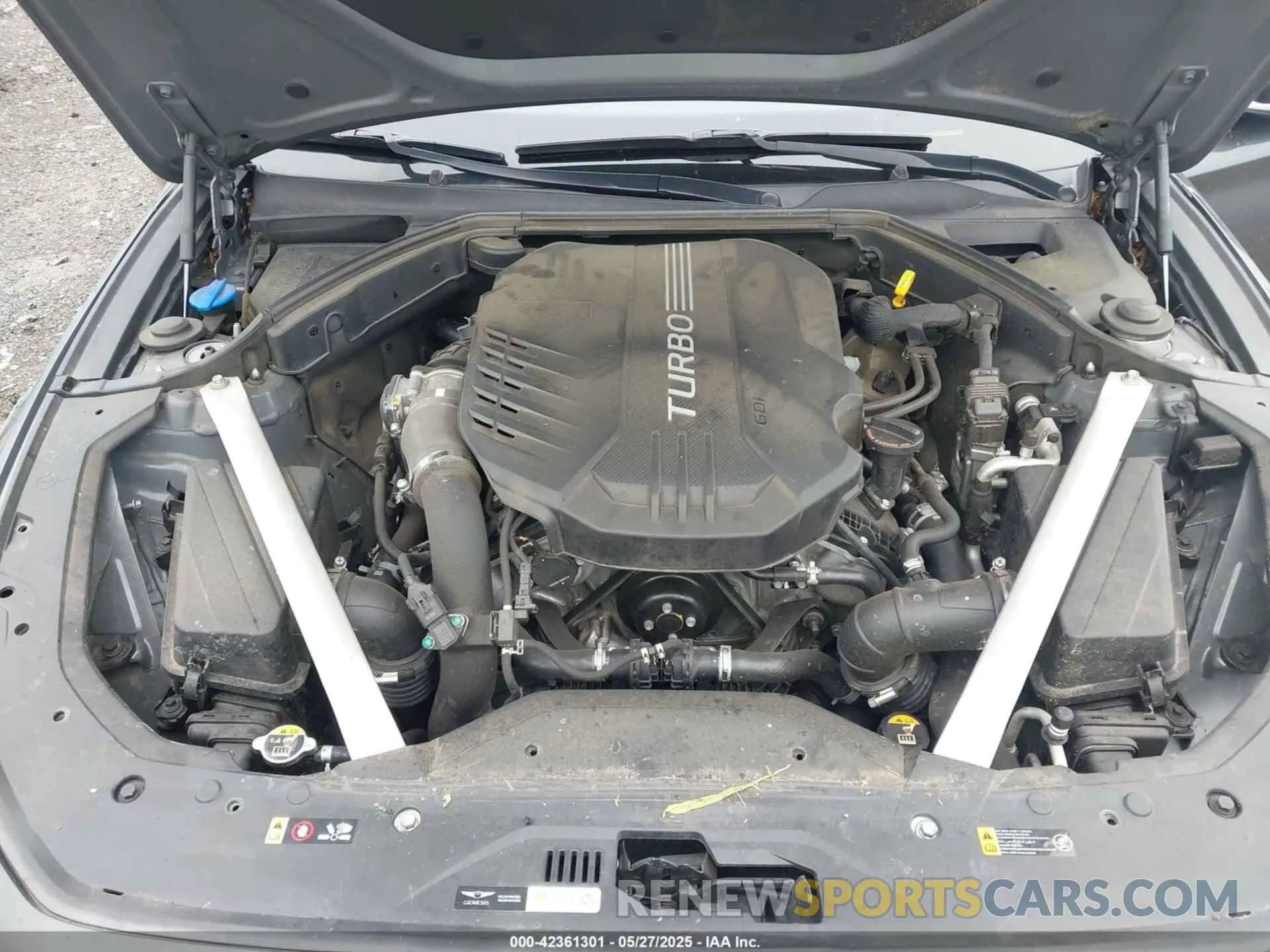 10 Photograph of a damaged car KMTG34LE8KU035029 GENESIS G70 2019
