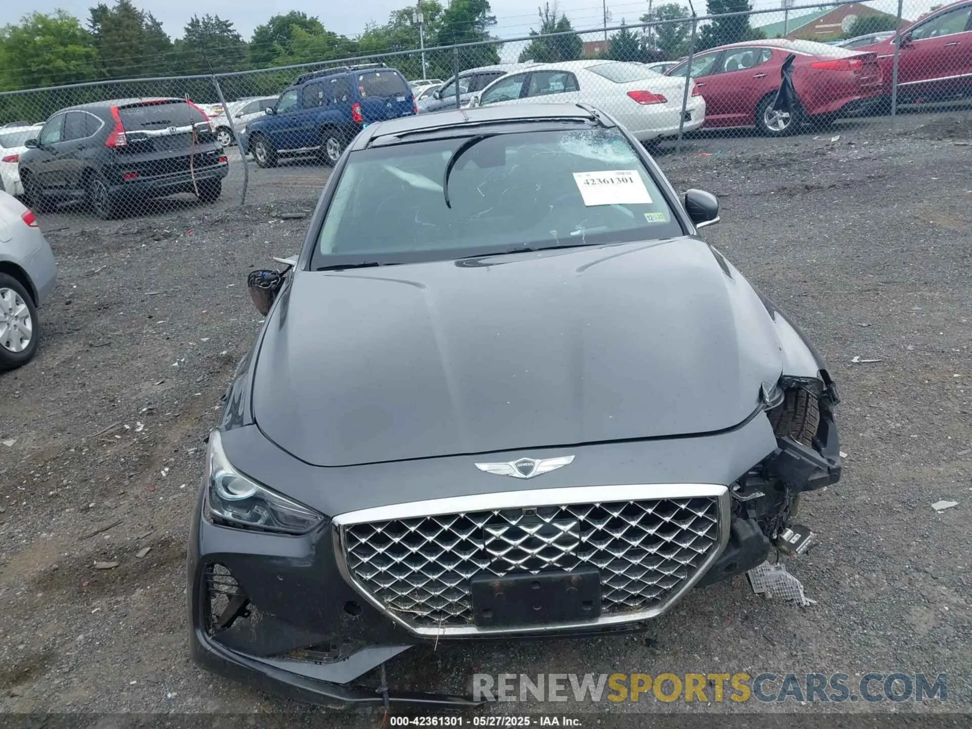 13 Photograph of a damaged car KMTG34LE8KU035029 GENESIS G70 2019