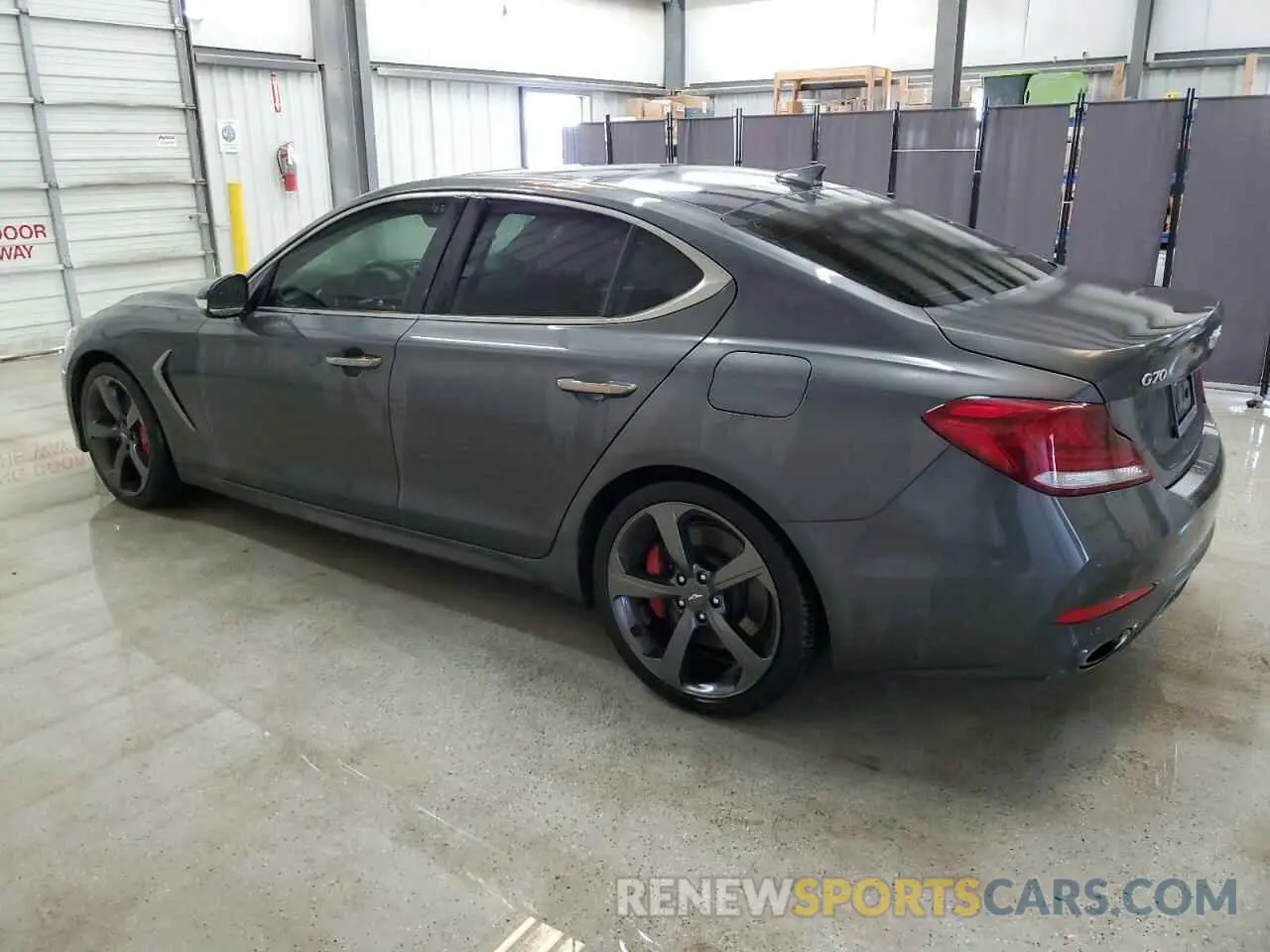 2 Photograph of a damaged car KMTG34LE9KU021057 GENESIS G70 2019