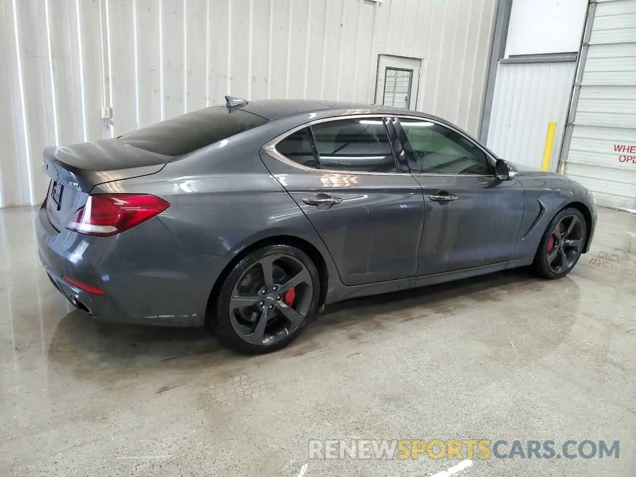 3 Photograph of a damaged car KMTG34LE9KU021057 GENESIS G70 2019