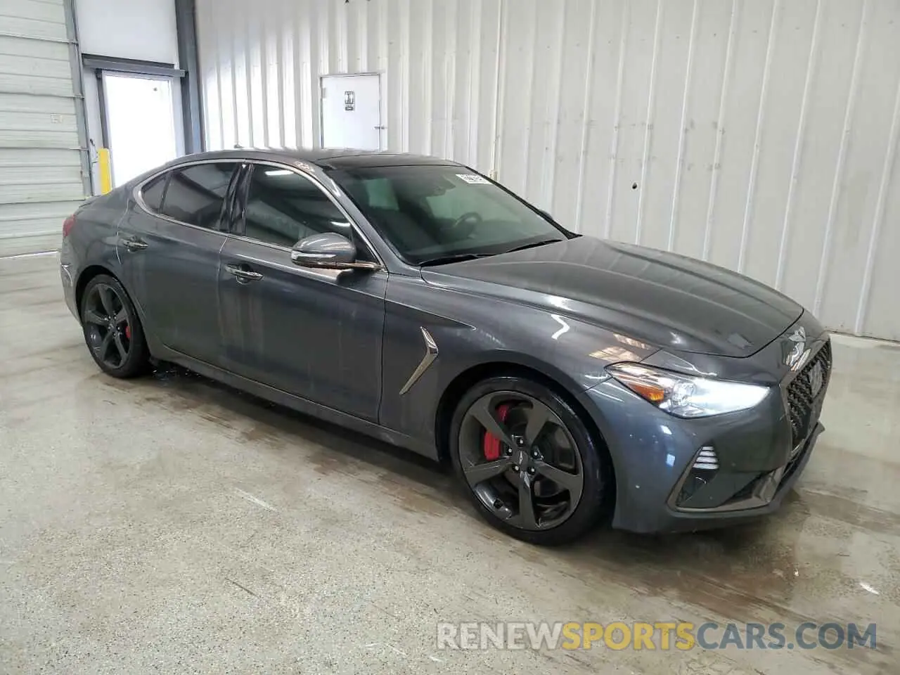 4 Photograph of a damaged car KMTG34LE9KU021057 GENESIS G70 2019