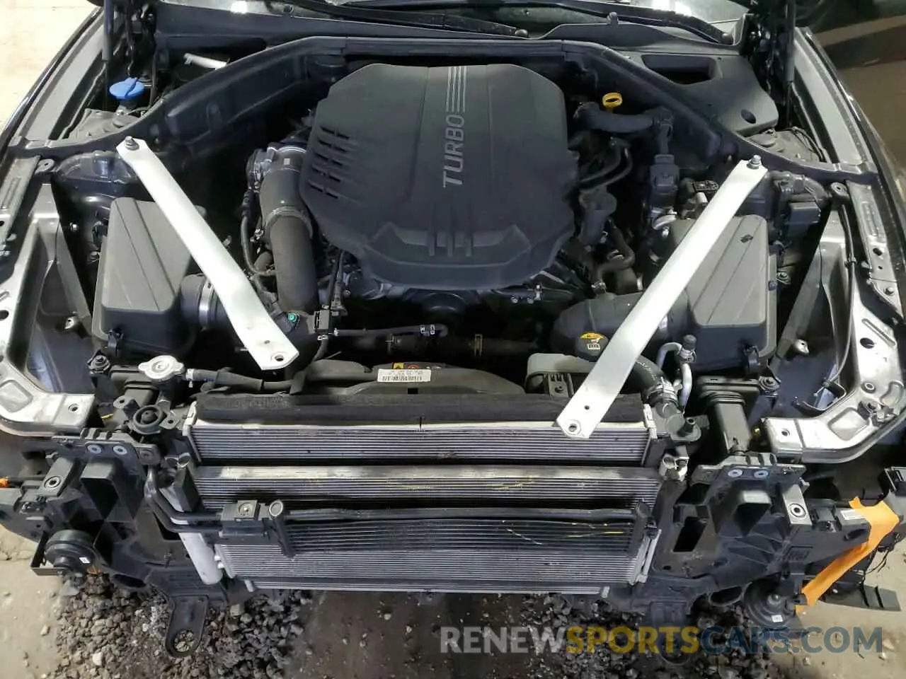 13 Photograph of a damaged car KMTG34LE9KU025478 GENESIS G70 2019