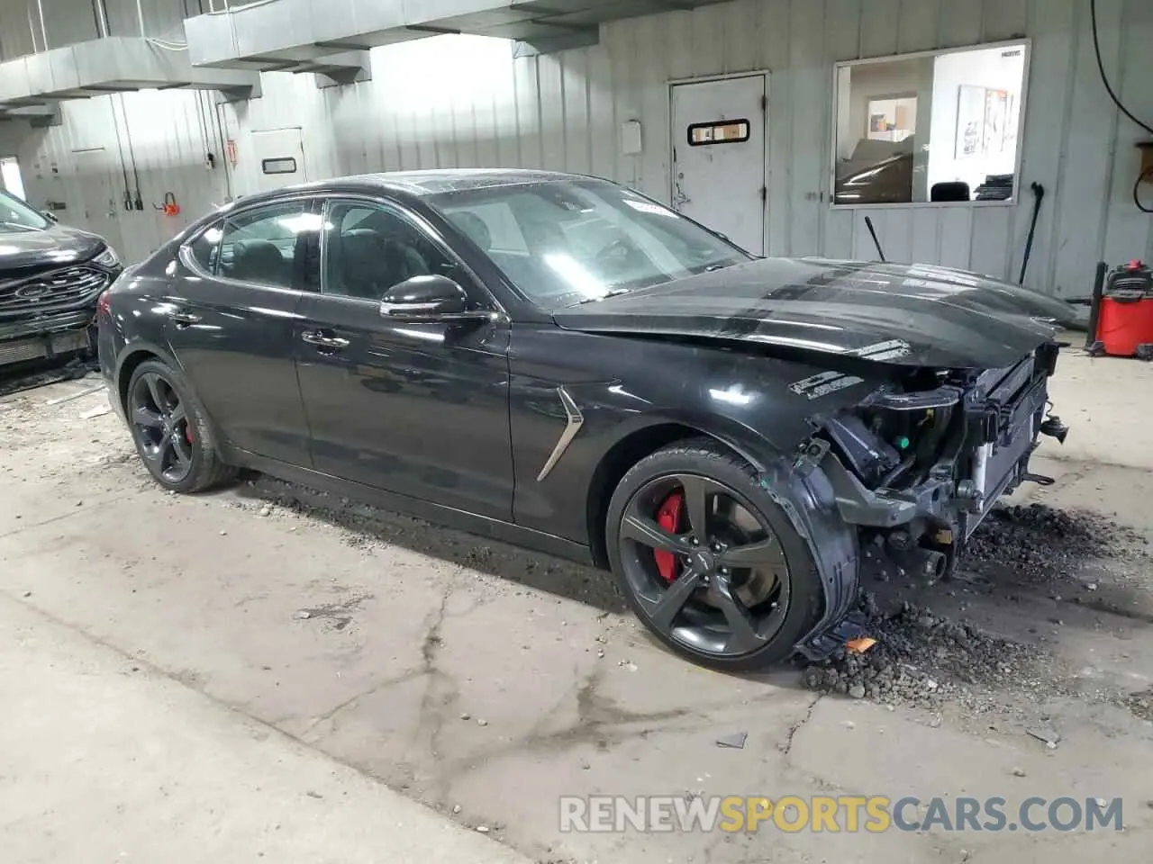 4 Photograph of a damaged car KMTG34LE9KU025478 GENESIS G70 2019