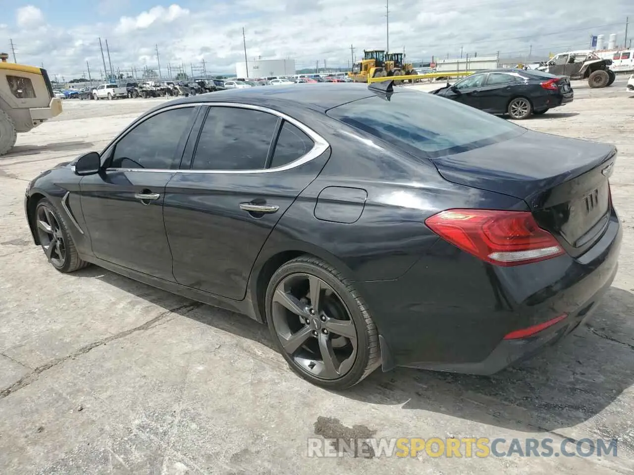 2 Photograph of a damaged car KMTG44LA0KU037450 GENESIS G70 2019
