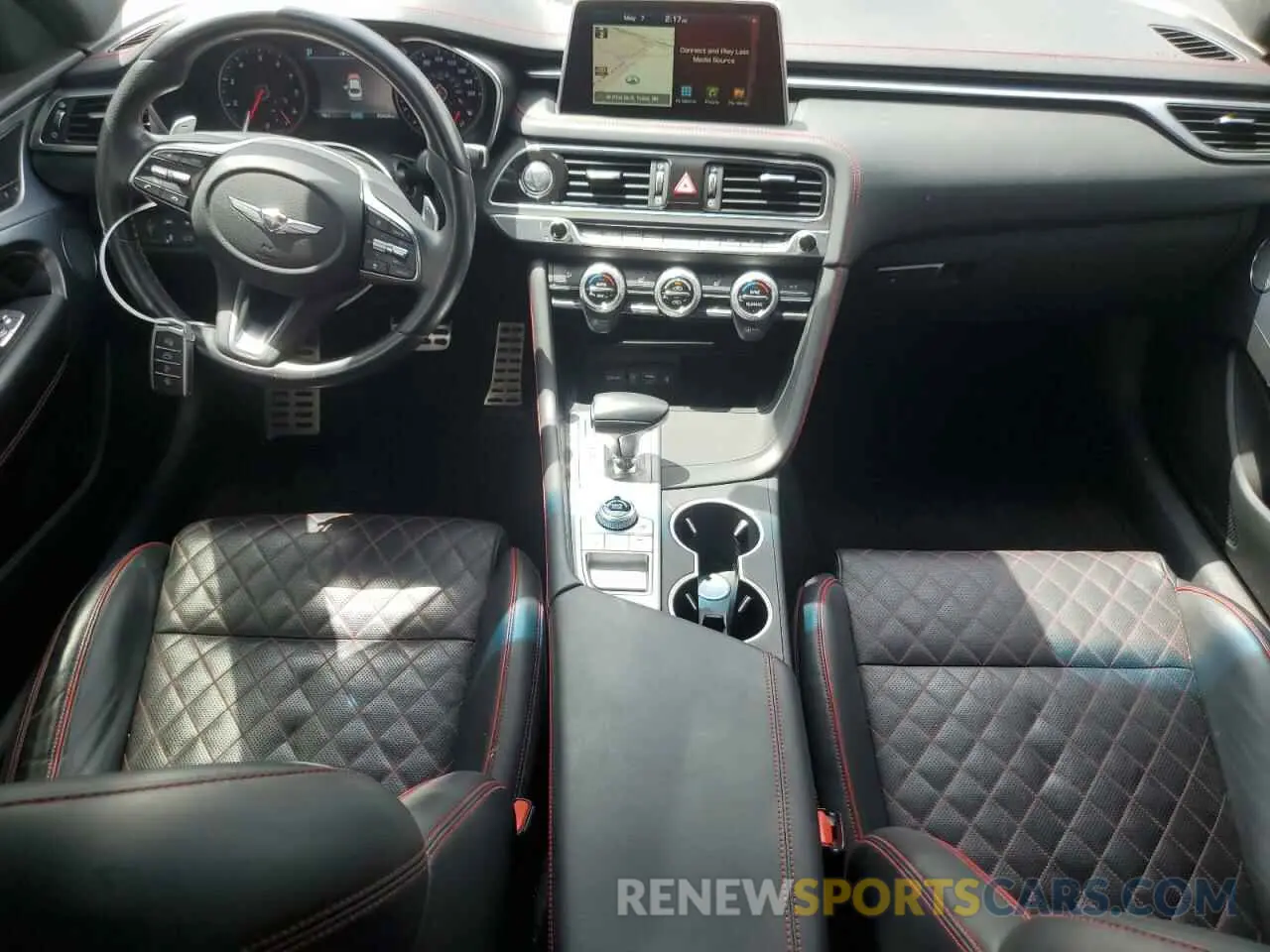 8 Photograph of a damaged car KMTG44LA0KU037450 GENESIS G70 2019