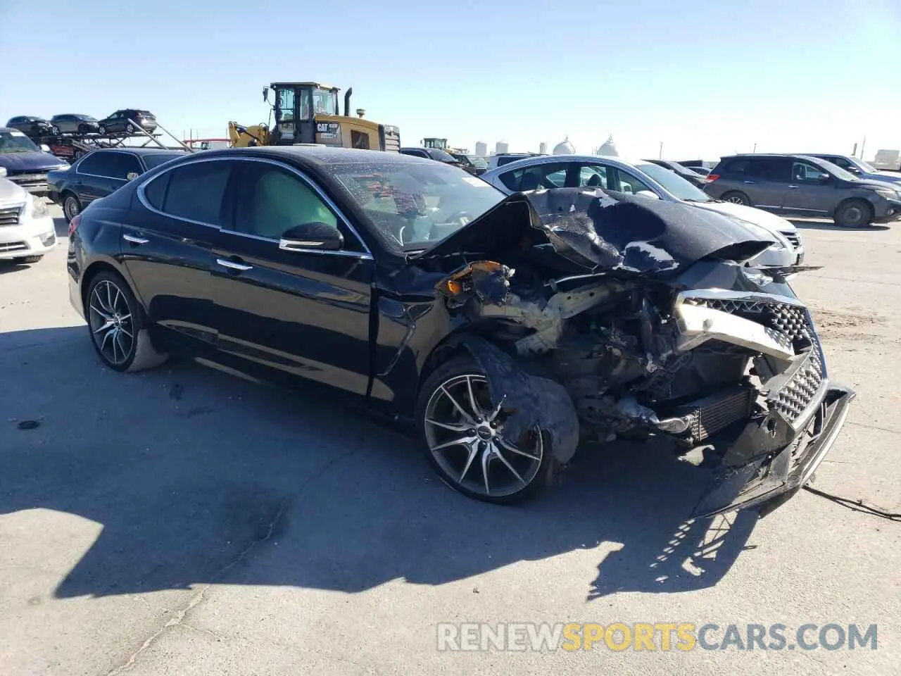 4 Photograph of a damaged car KMTG44LA2KU026742 GENESIS G70 2019