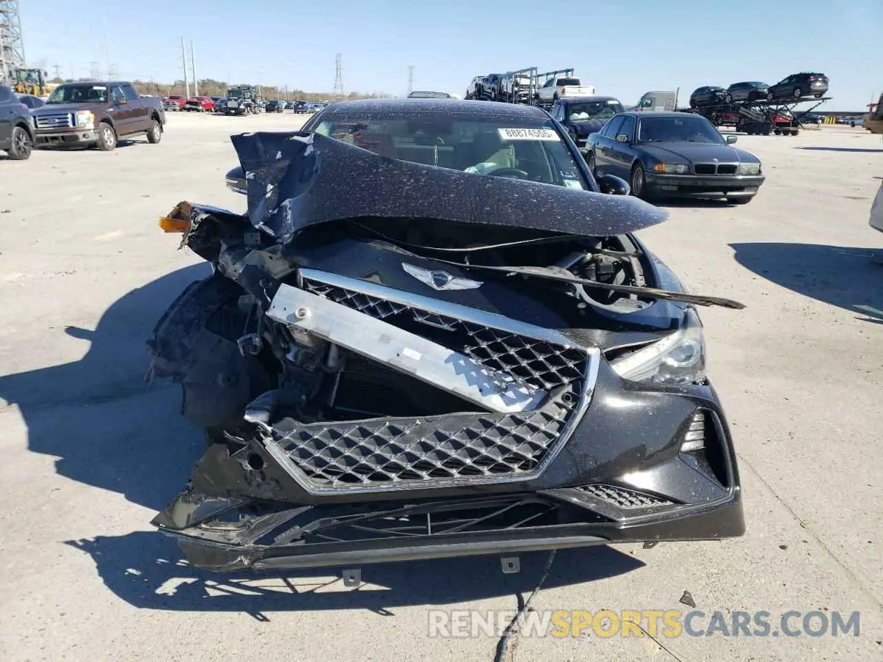 5 Photograph of a damaged car KMTG44LA2KU026742 GENESIS G70 2019