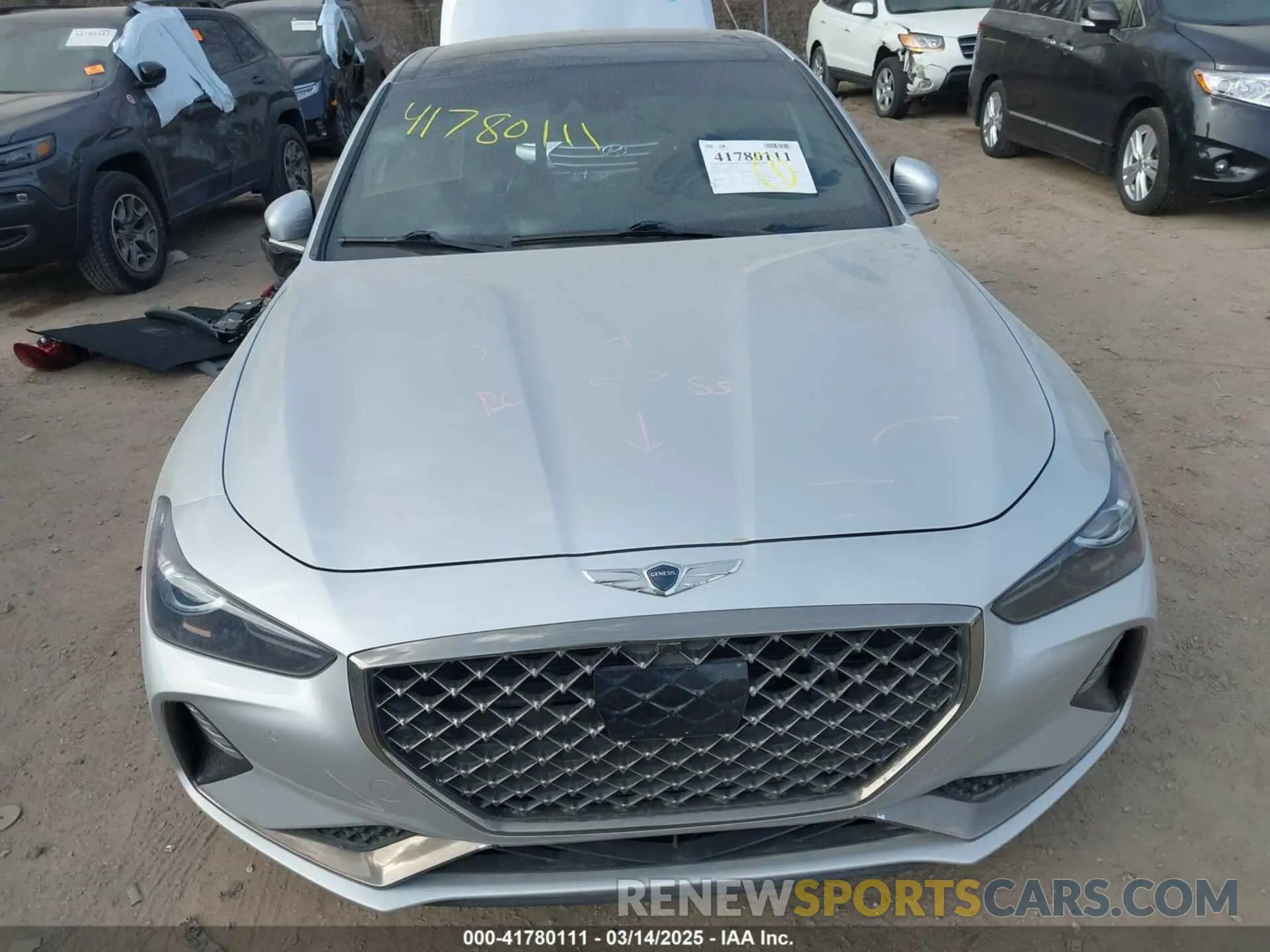 6 Photograph of a damaged car KMTG44LA2KU034212 GENESIS G70 2019