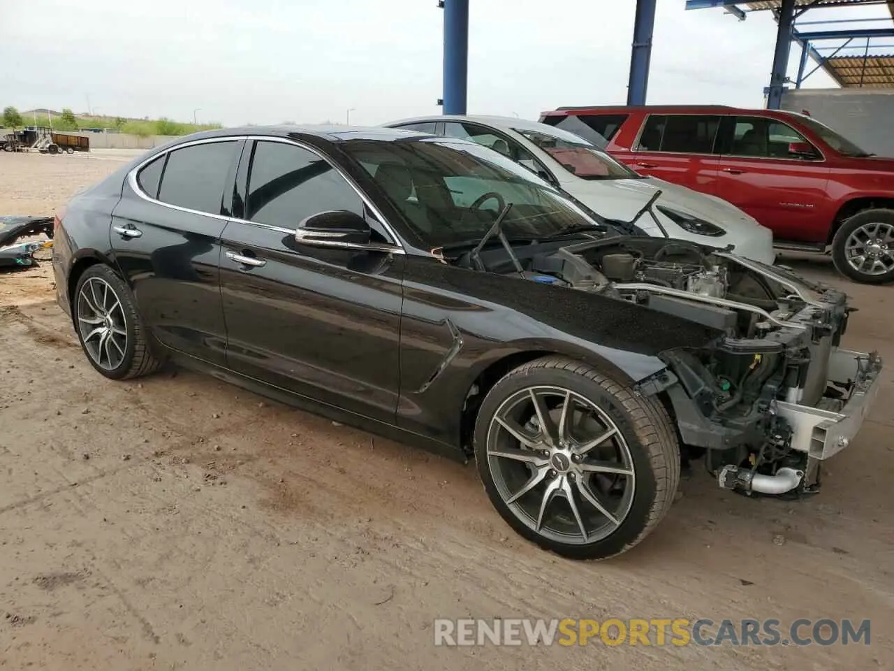 4 Photograph of a damaged car KMTG44LA3KU030671 GENESIS G70 2019