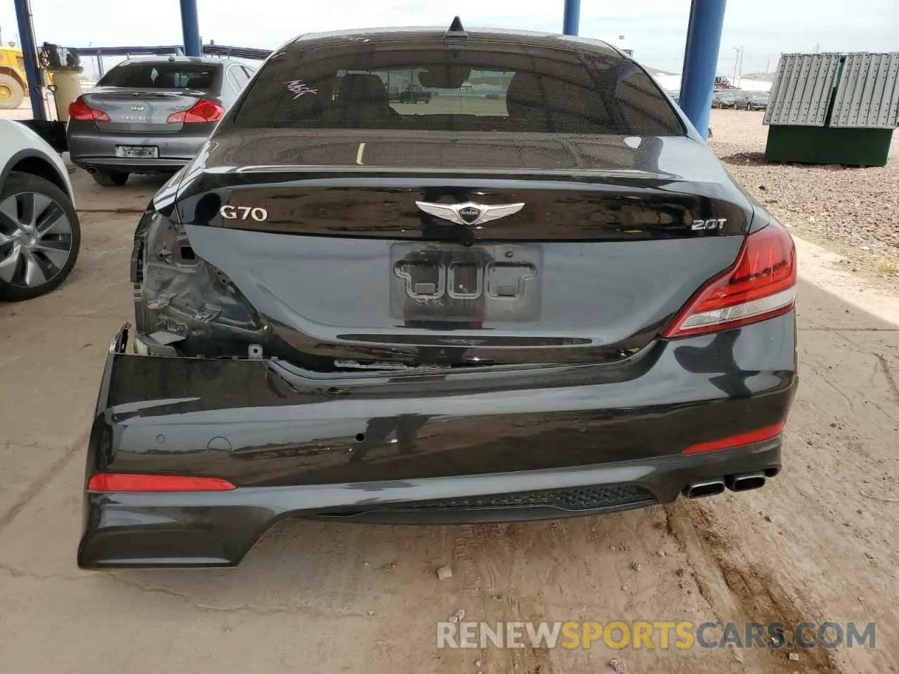 6 Photograph of a damaged car KMTG44LA3KU030671 GENESIS G70 2019