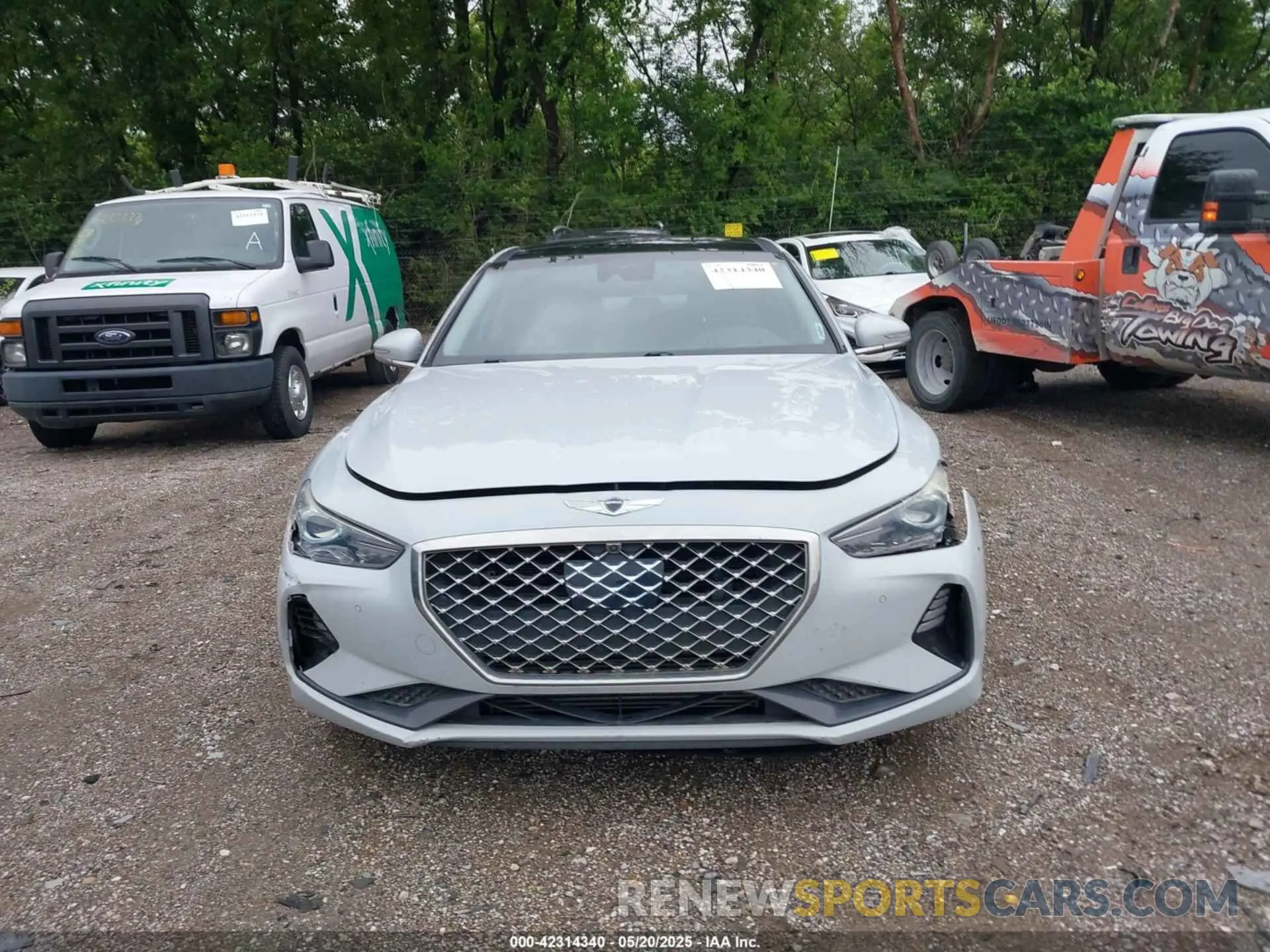12 Photograph of a damaged car KMTG44LA4KU025432 GENESIS G70 2019