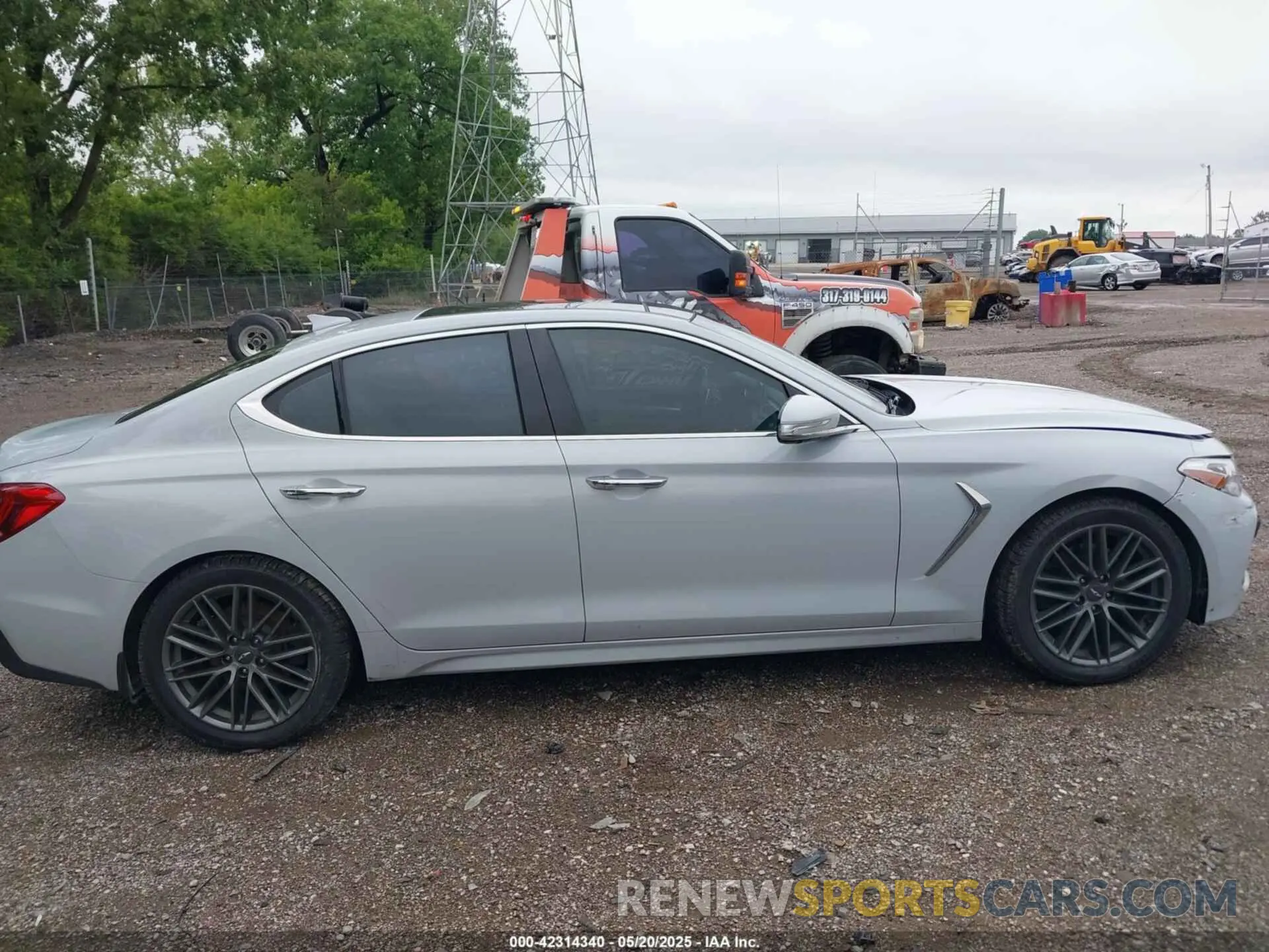 13 Photograph of a damaged car KMTG44LA4KU025432 GENESIS G70 2019