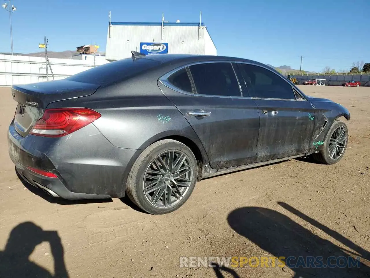 3 Photograph of a damaged car KMTG44LA5KU017839 GENESIS G70 2019