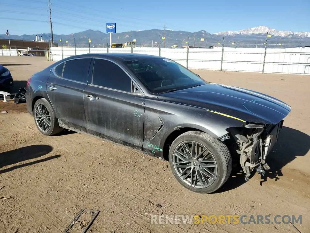 4 Photograph of a damaged car KMTG44LA5KU017839 GENESIS G70 2019