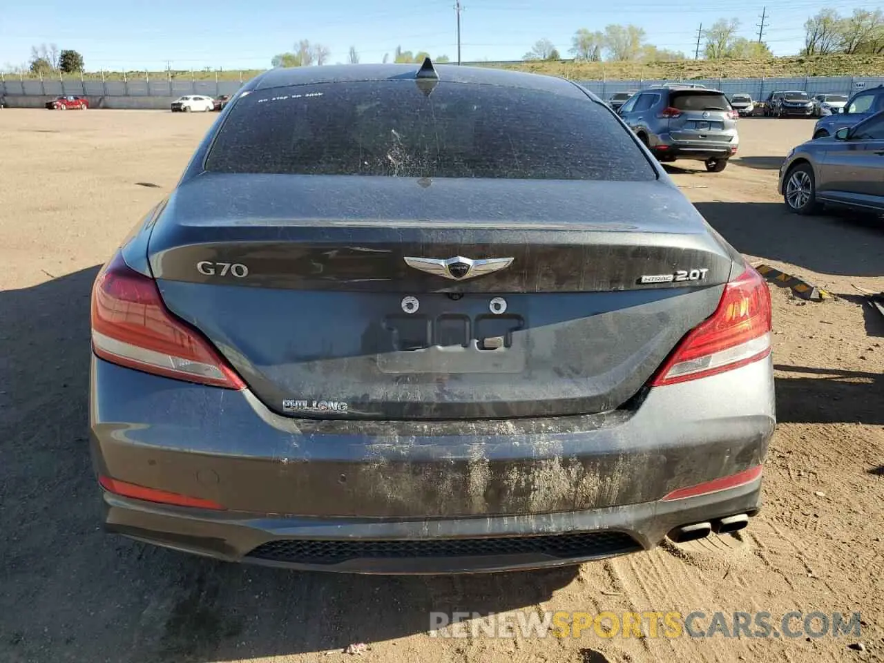 6 Photograph of a damaged car KMTG44LA5KU017839 GENESIS G70 2019