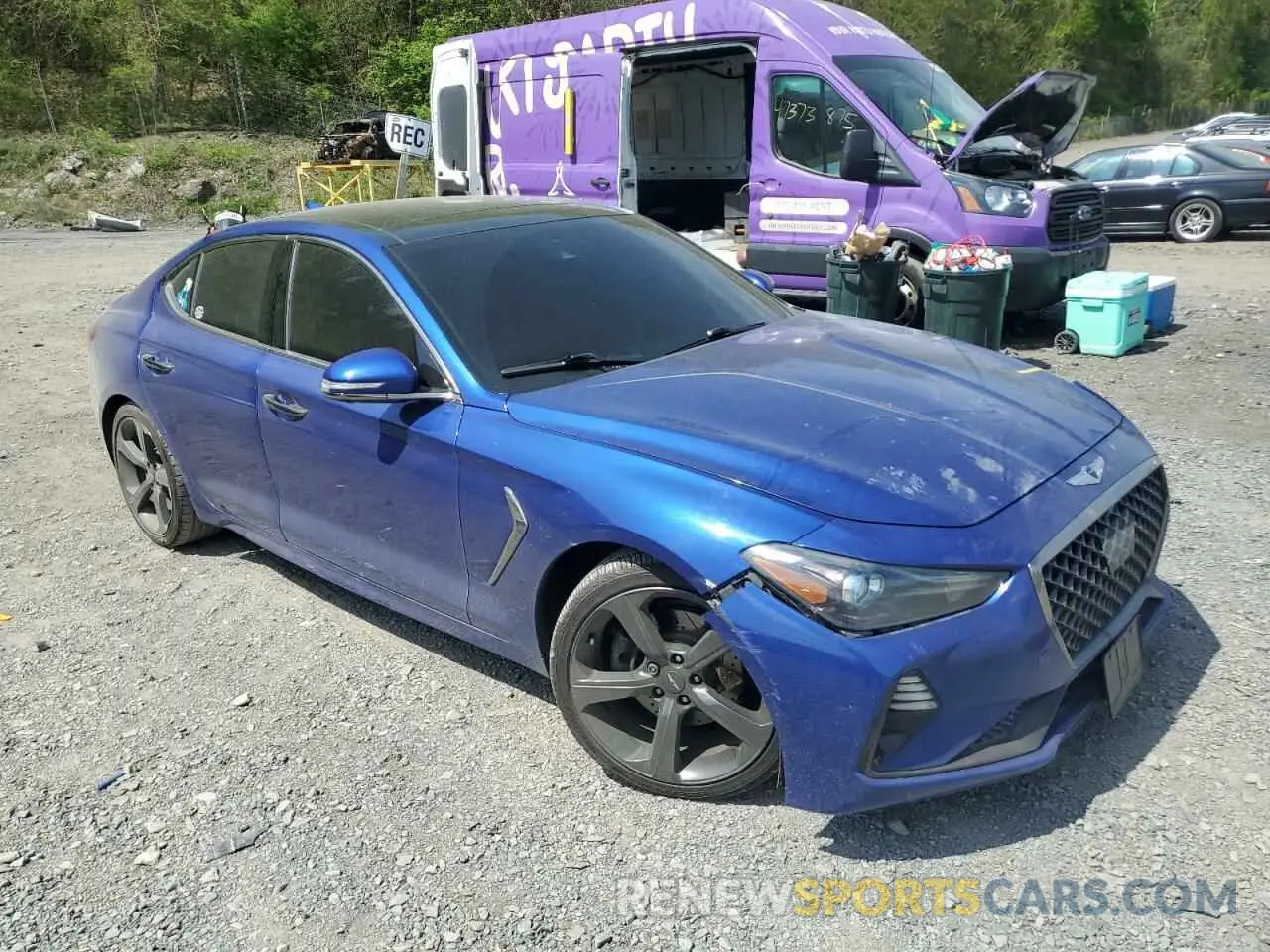 4 Photograph of a damaged car KMTG44LA5KU033135 GENESIS G70 2019