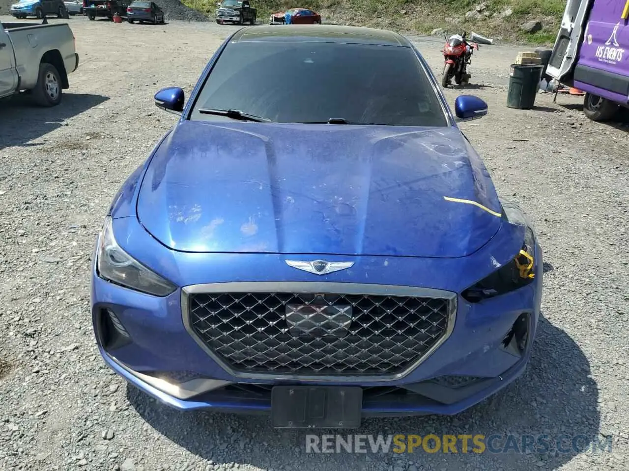 5 Photograph of a damaged car KMTG44LA5KU033135 GENESIS G70 2019