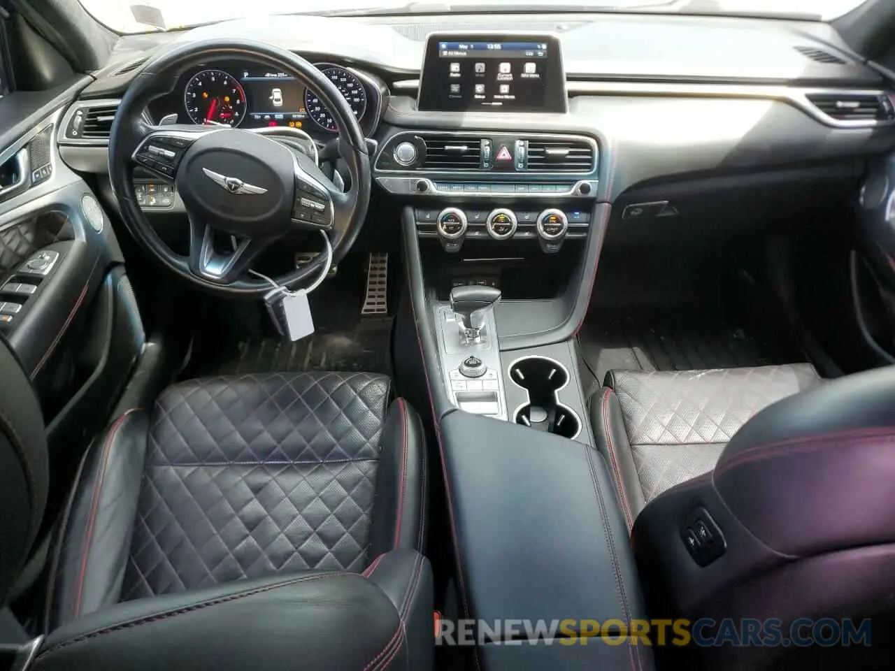 8 Photograph of a damaged car KMTG44LA5KU033135 GENESIS G70 2019