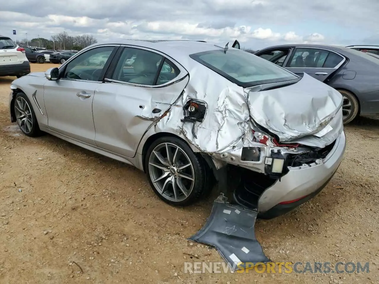 2 Photograph of a damaged car KMTG44LA8KU040192 GENESIS G70 2019