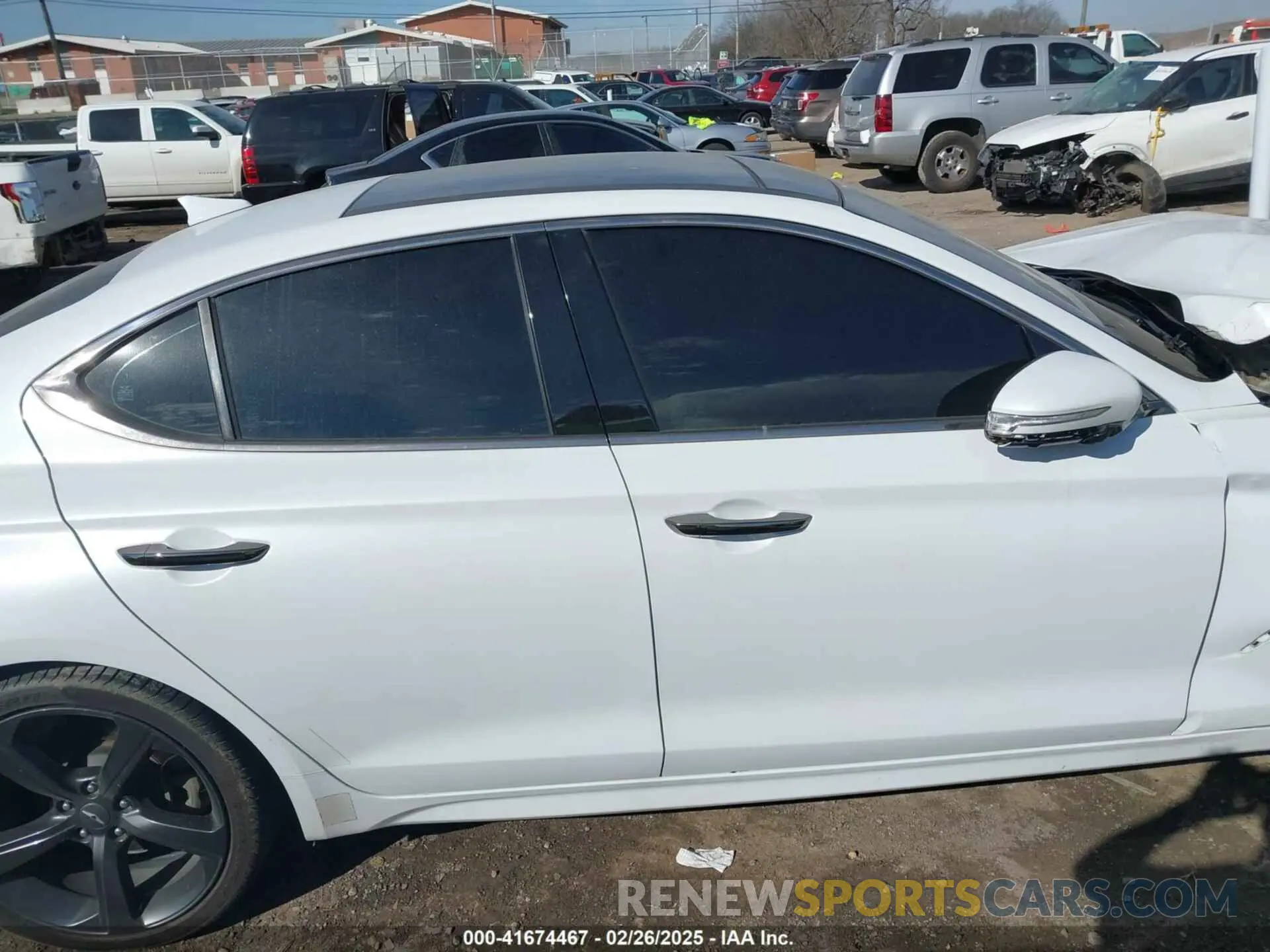 12 Photograph of a damaged car KMTG44LAXKU019182 GENESIS G70 2019