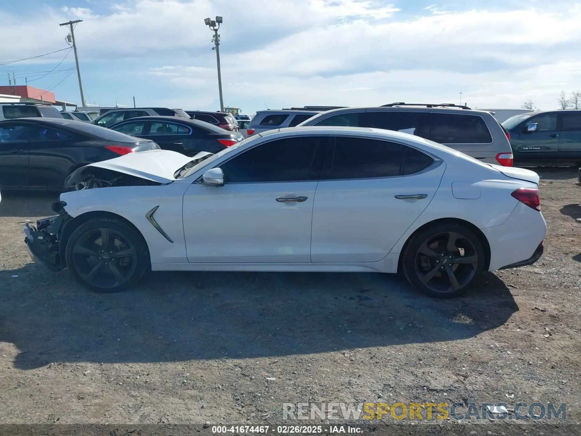 13 Photograph of a damaged car KMTG44LAXKU019182 GENESIS G70 2019