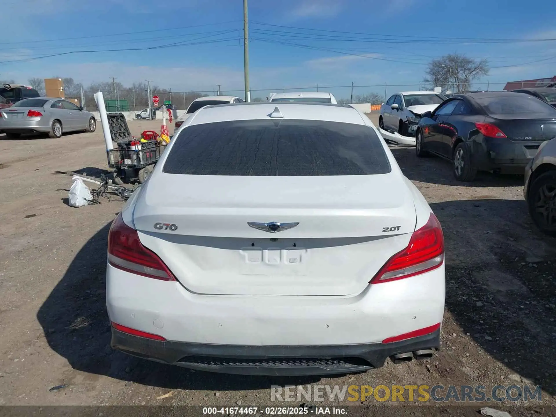 15 Photograph of a damaged car KMTG44LAXKU019182 GENESIS G70 2019