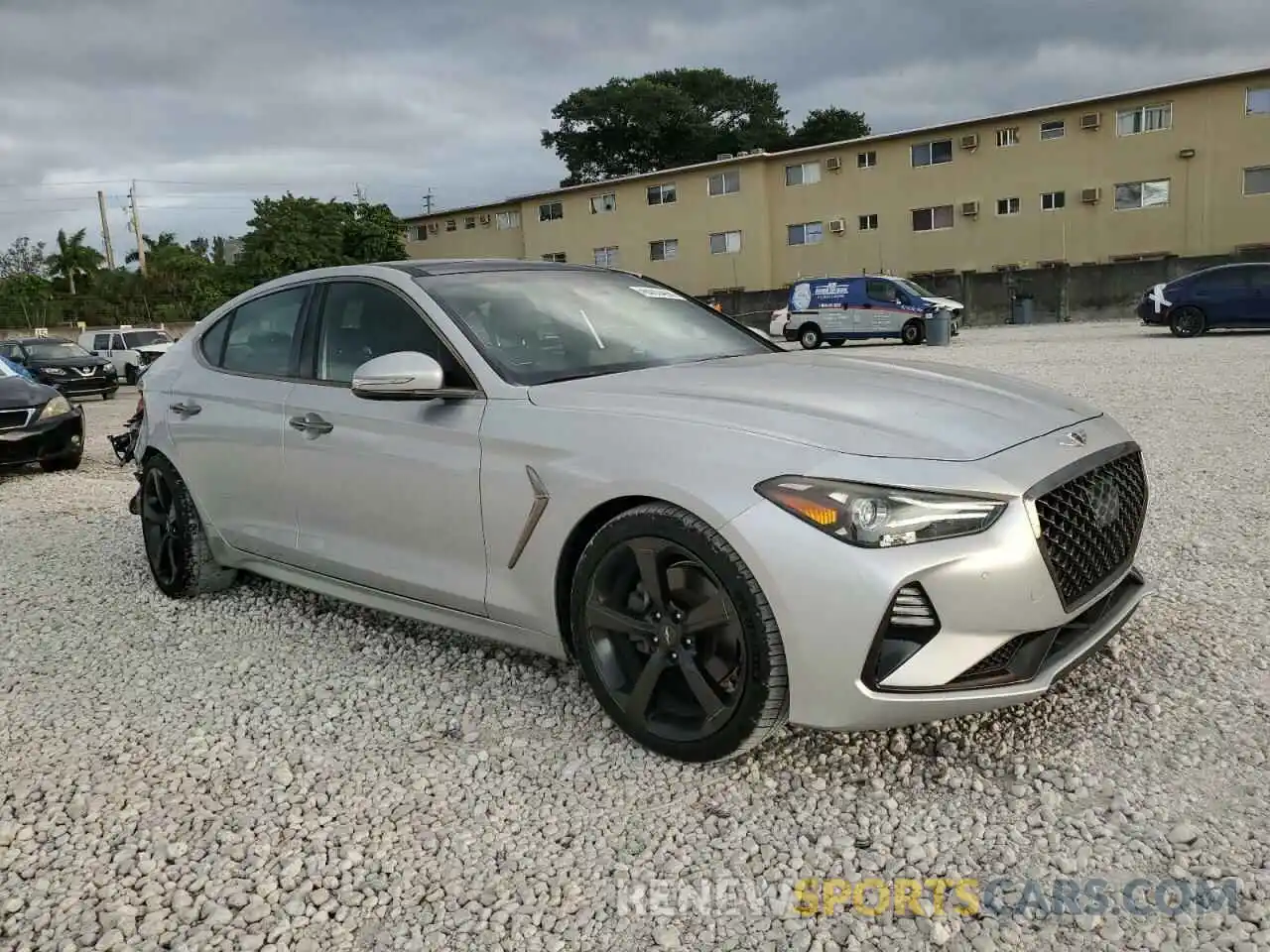 4 Photograph of a damaged car KMTG44LAXKU026617 GENESIS G70 2019