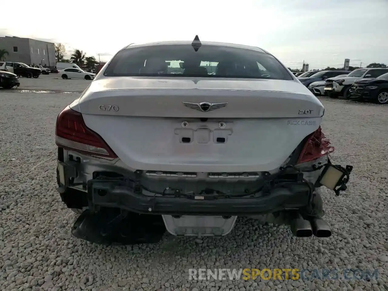 6 Photograph of a damaged car KMTG44LAXKU026617 GENESIS G70 2019