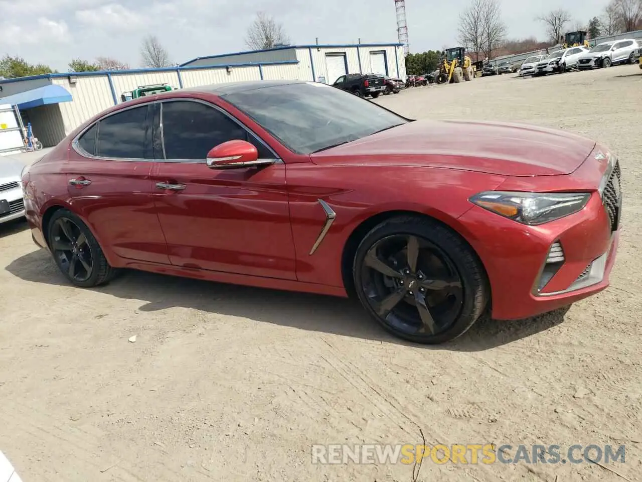 4 Photograph of a damaged car KMTG44LAXKU027461 GENESIS G70 2019